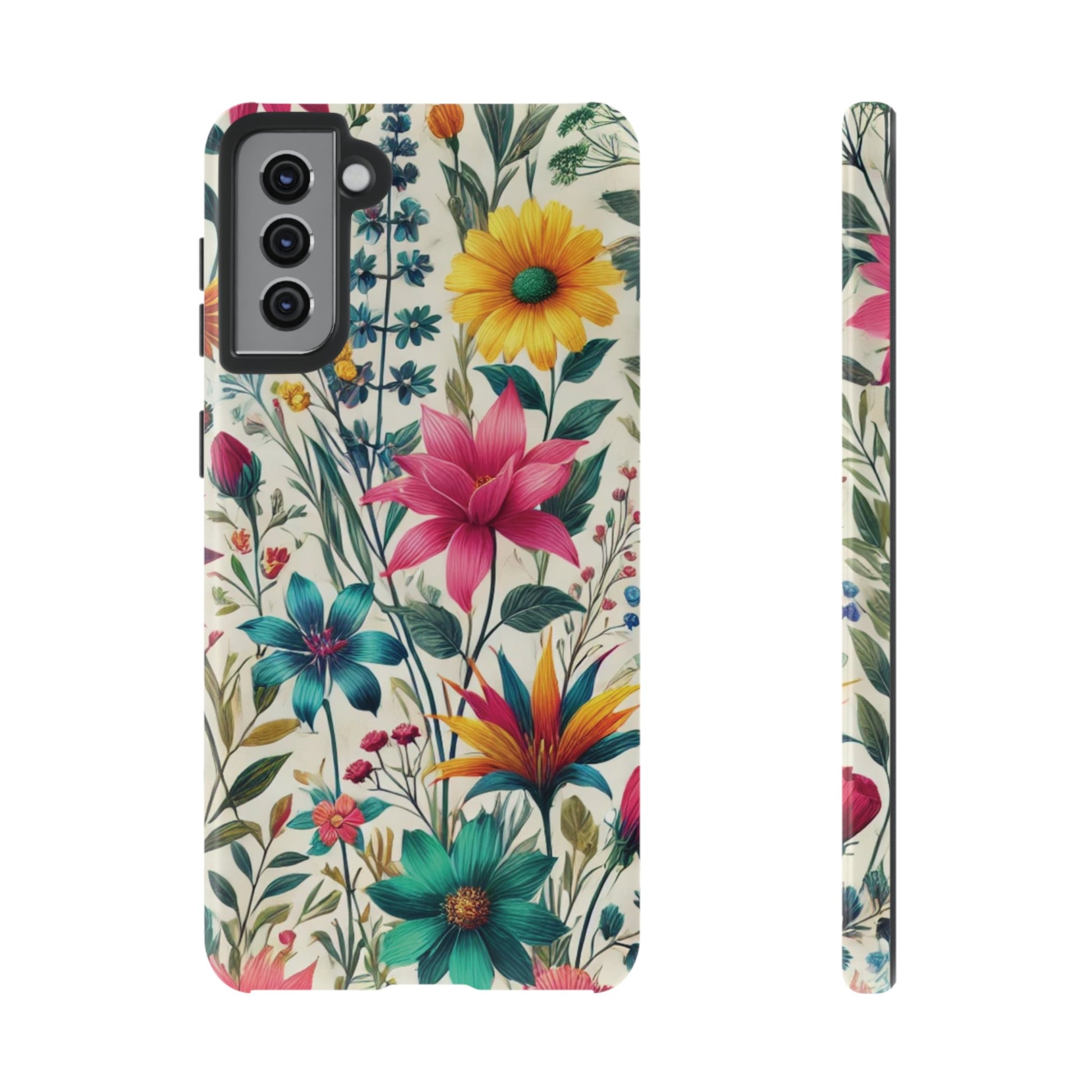 Wildflowers Boho Chic Design Phone Case - Stylish, Protective Cover for All Models Gift for Mom Accessory Gift for Her