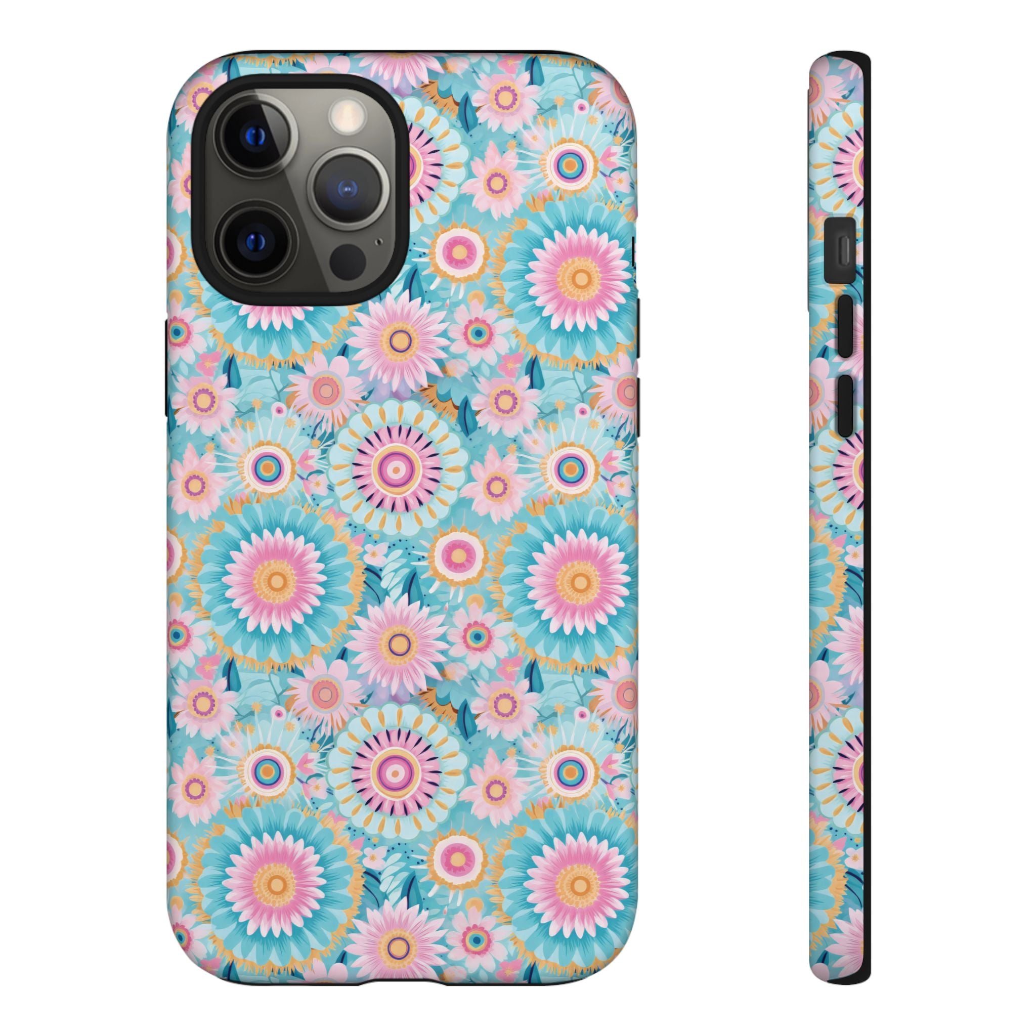 Boho Modern Watercolor Abstract Phone Case Compatible with iPhone, Samsung & More - Stylish, Durable Protection with Vibrant Artistic Design Perfect Gift for Her