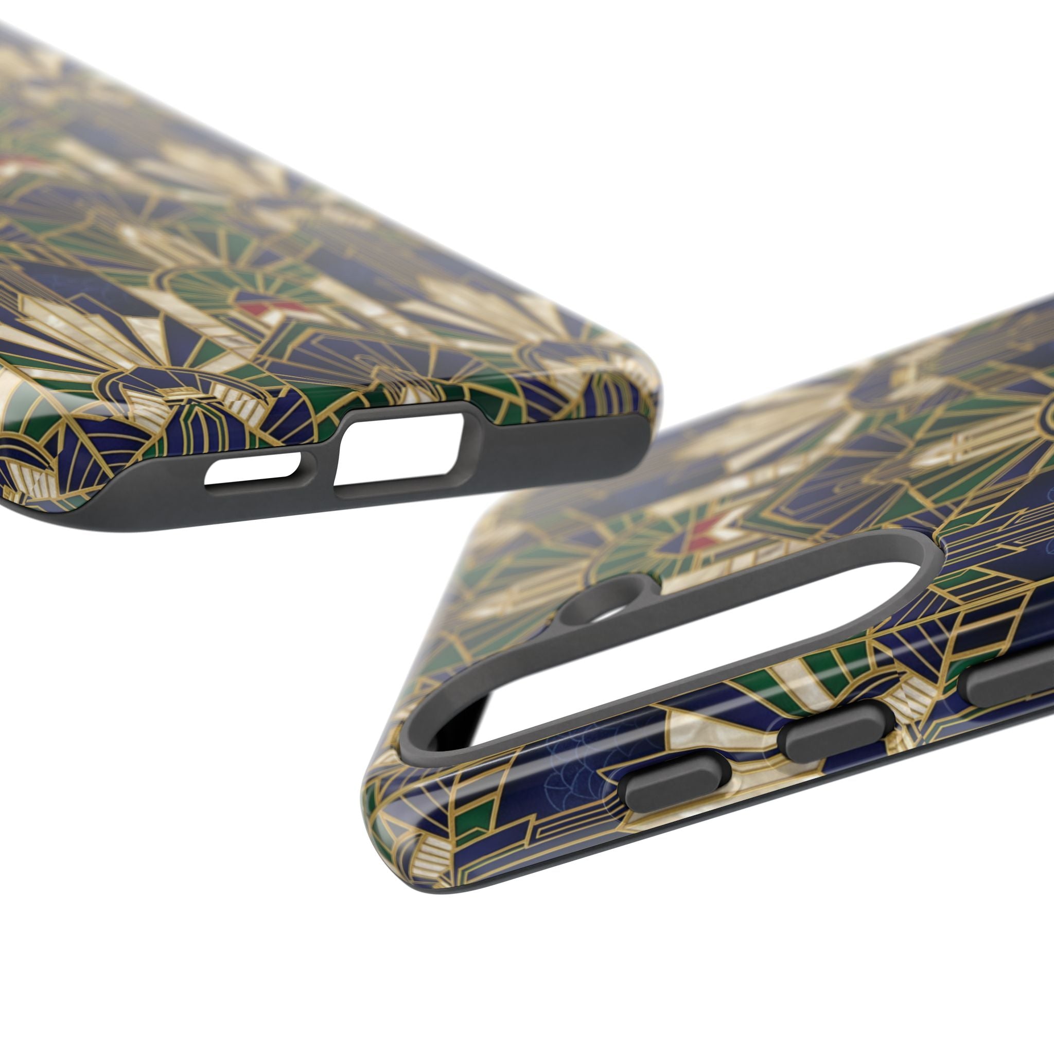 Navy & Gold Art Deco Phone Case — Imperial Art Deco Tough Case