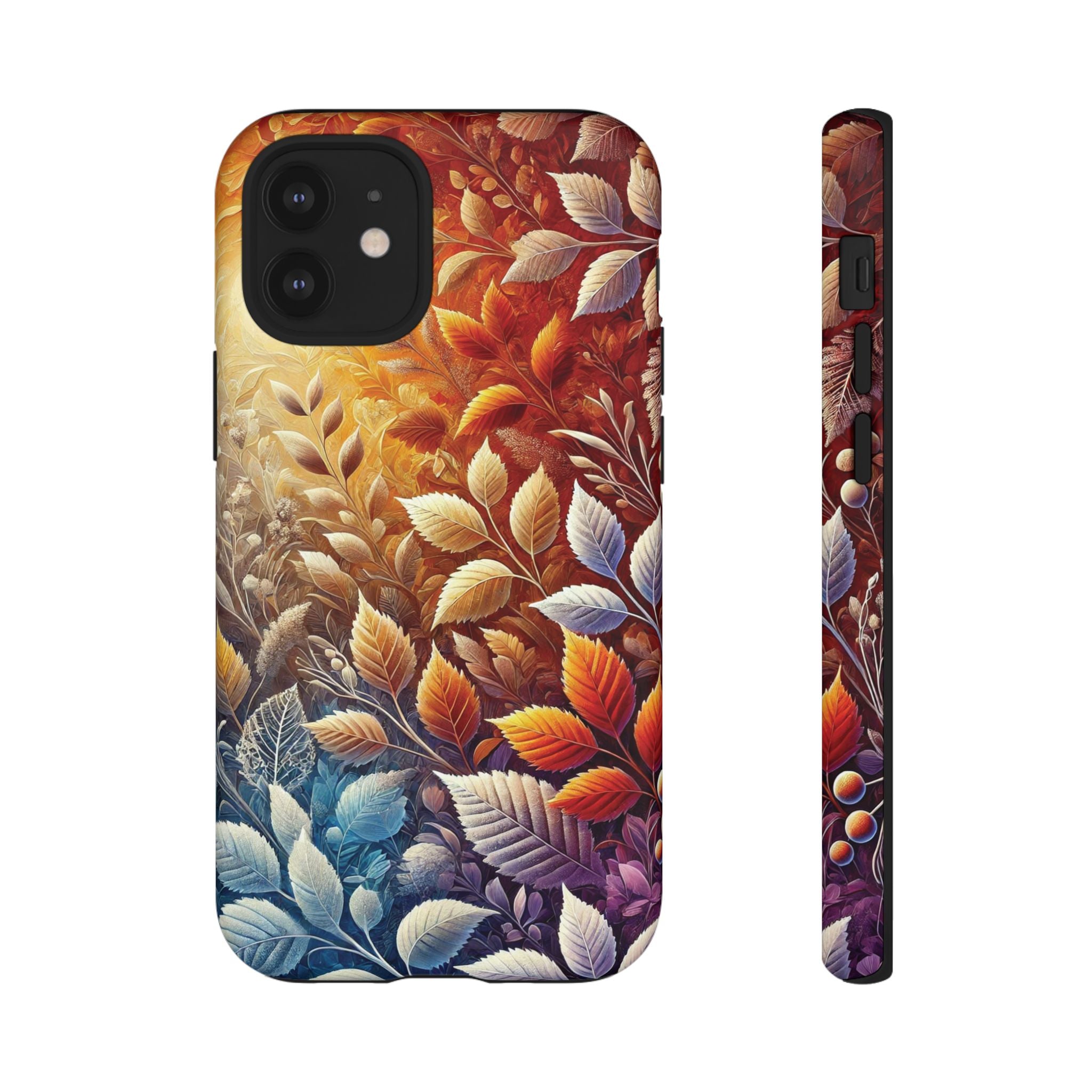 Beautiful Colorful Leaves Phone Case Vibrant Autumn Design for iPhone & Samsung, Durable Protection with Eye Catching Style, Perfect for Nature Lovers & Seasonal Charm Gift for Her