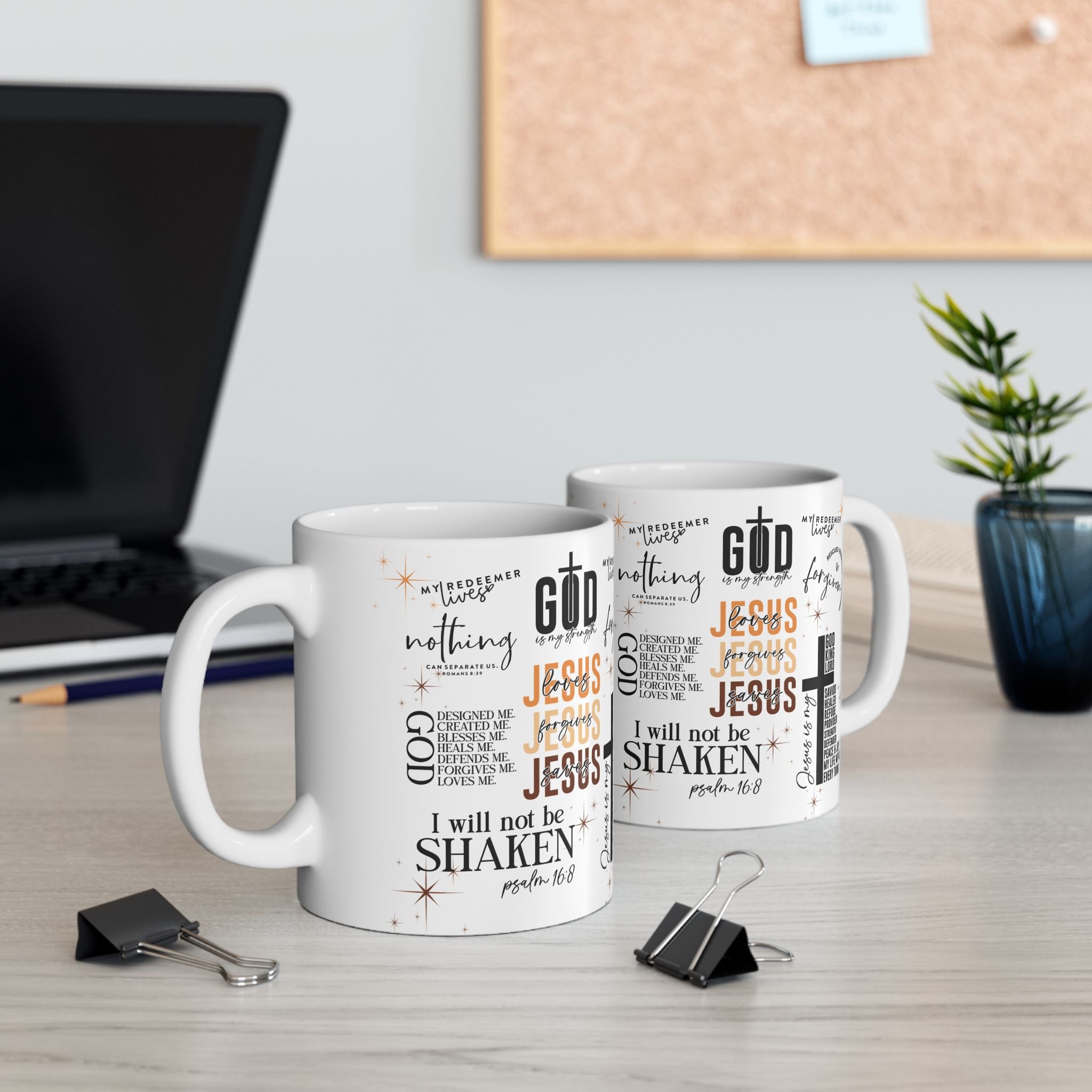 Jesus Quotes Bible Verse Mug All-Over Scripture Design 11oz/15oz, Dishwasher & Microwave Safe, Christian Gift for Coffee, Tea & Hot Chocolate Lovers Gift for Mom