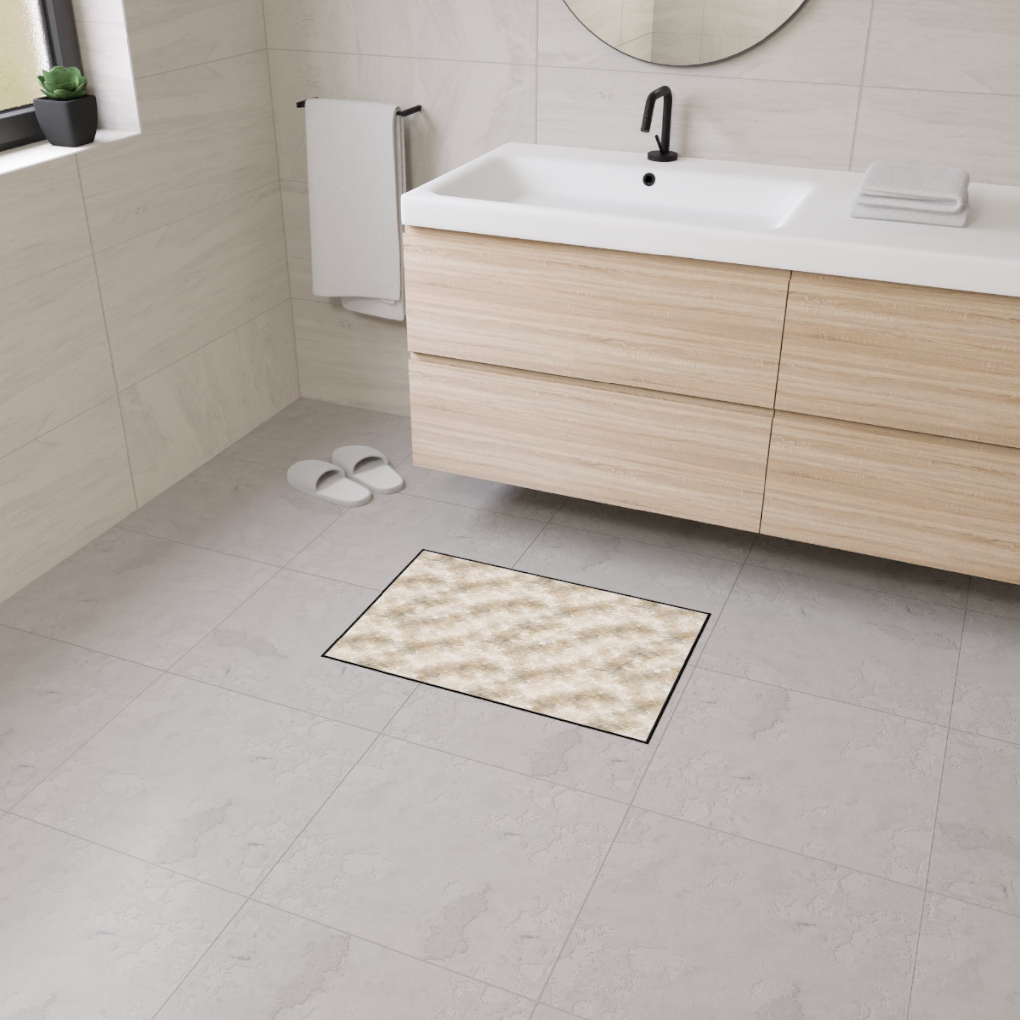 Tapis de sol utilitaire en toile texturée — Collection Atelier