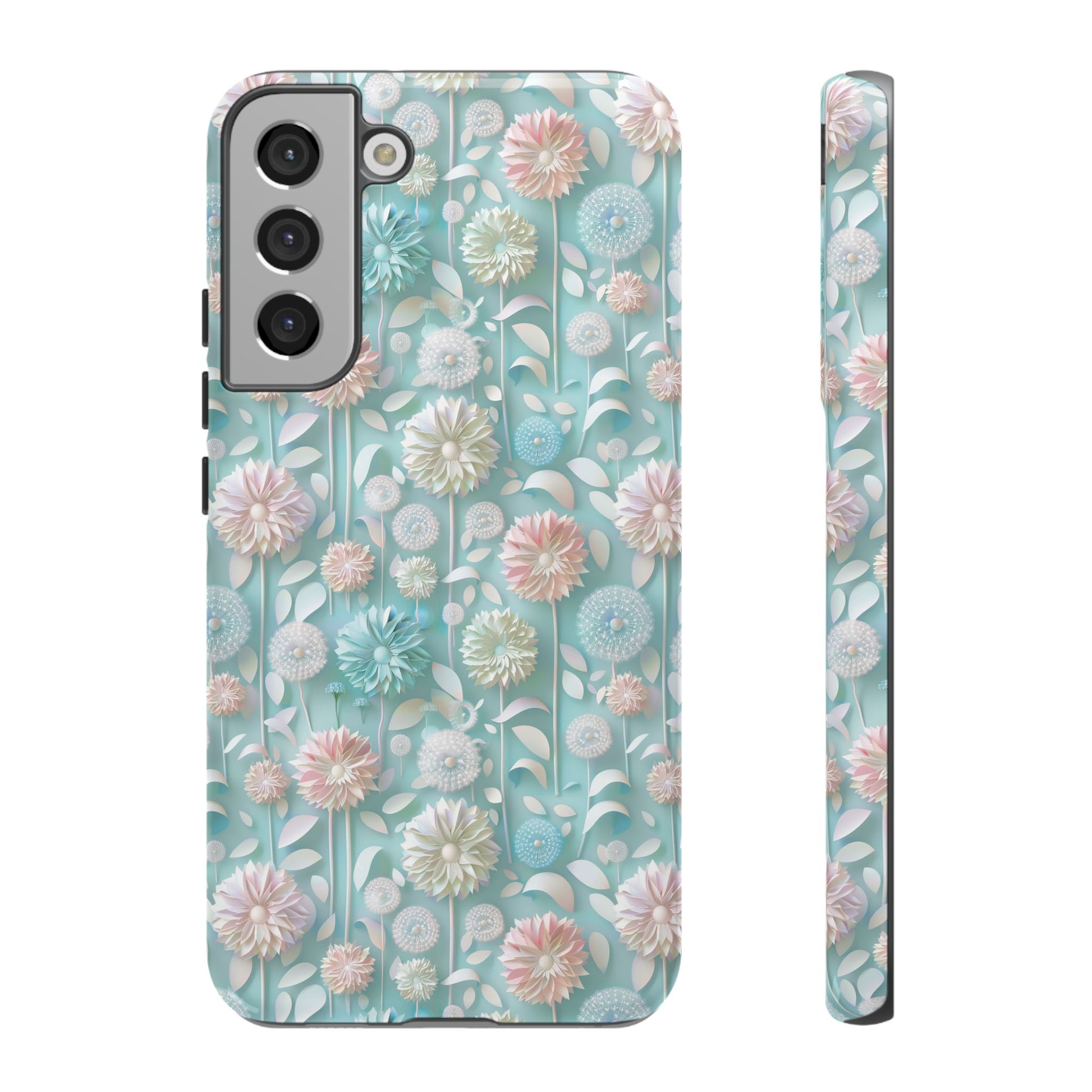 Pastel Floral Phone Case for iPhone & Samsung | Elegant and Slim Design with Shockproof Protection | Durable, Scratch-Resistant, and Lightweight | Stylish Accessory