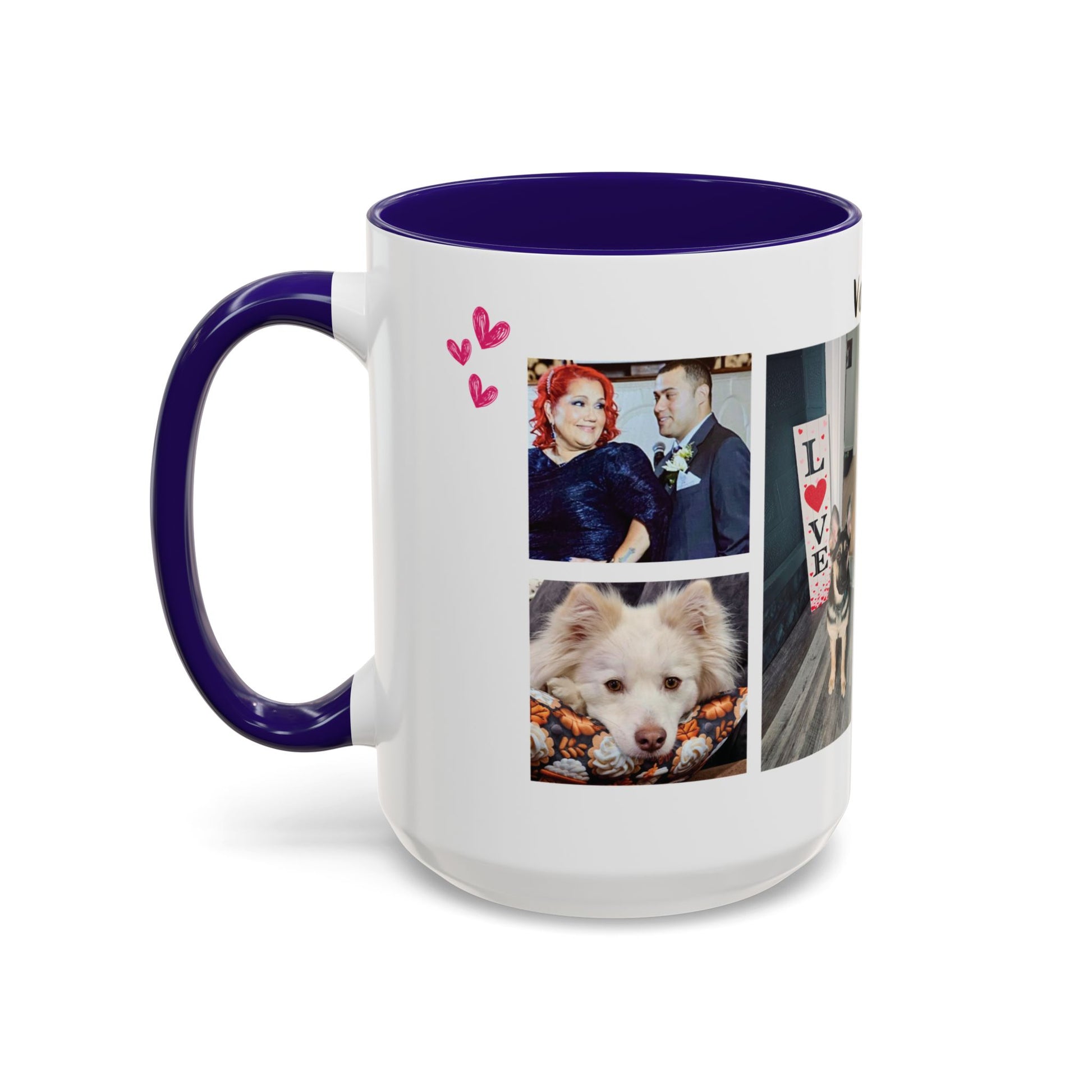 Personalized Photo Collage Coffee Mug, Custom Image Gift for Mom, Mother's Day Present, Colorful 15oz Cup, Birthday Mug, Custom Picture Mug Perfect Giift