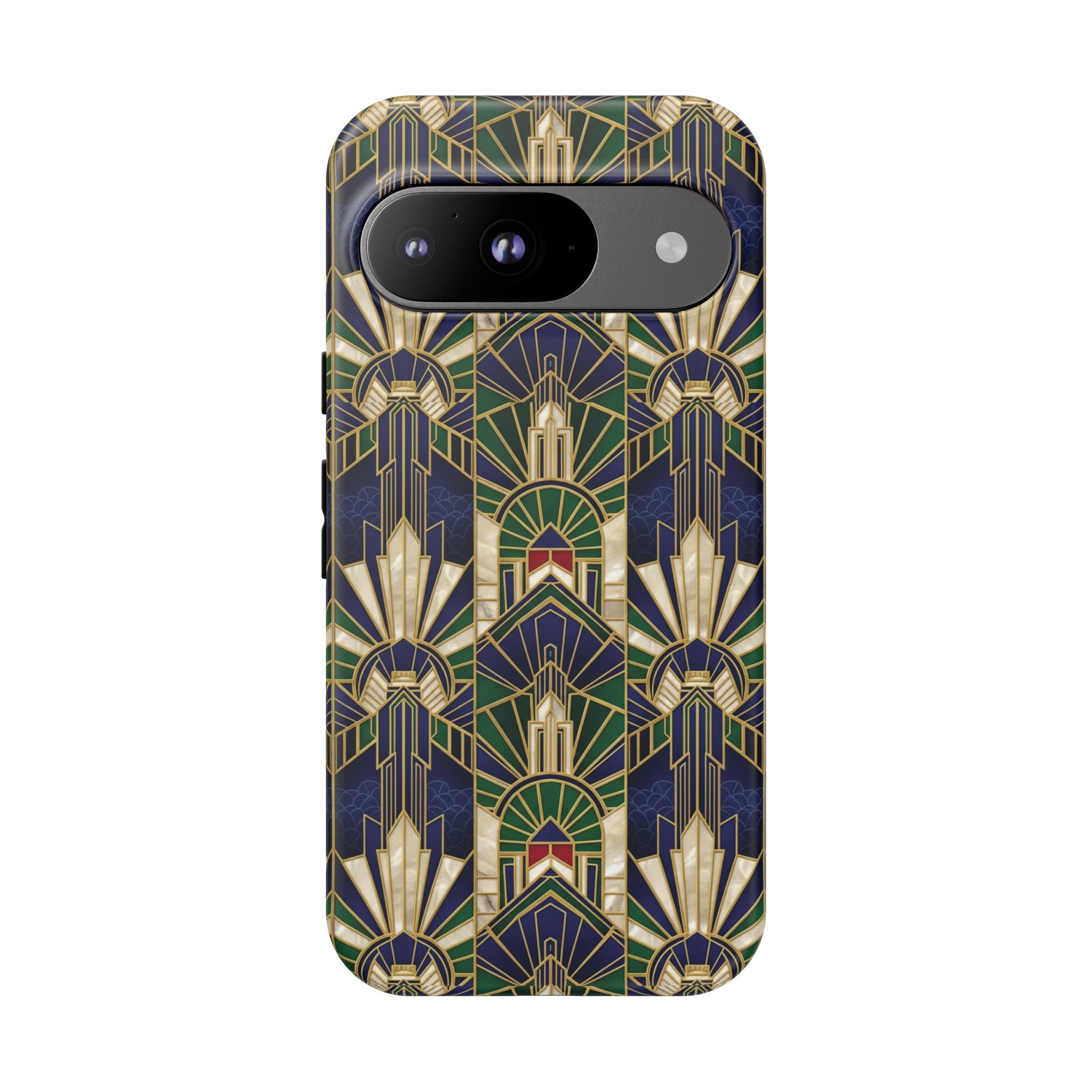 Navy & Gold Art Deco Phone Case — Imperial Art Deco Tough Case