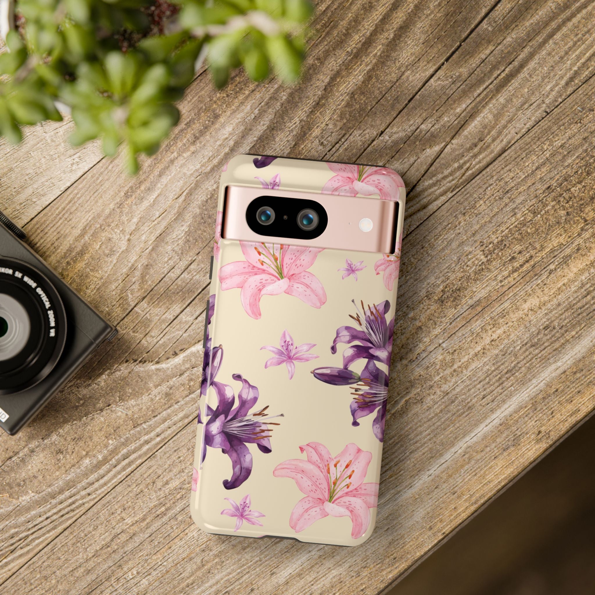 Blooming Tiger Lily Phone Case - Compatible with iPhone, Samsung, and Pixel | Stylish Protective Cover Gift for Her Perfect for Floral Lover