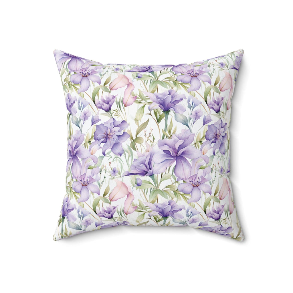 Butterfly and Floral Square Pillow Pet Lover Elegance Charm to Your Décor Stylish Accent Housewarming Gift New House, Bridal Shower Gift - MRSBYVALLE