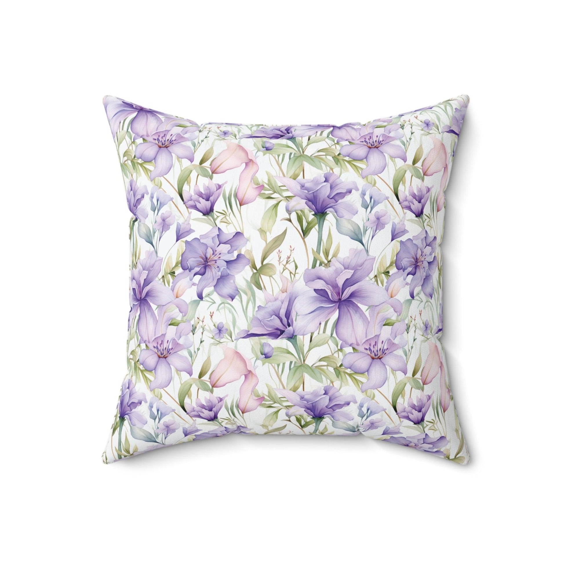 Butterfly and Floral Square Pillow Pet Lover Elegance Charm to Your Décor Stylish Accent Housewarming Gift New House, Bridal Shower Gift - MRSBYVALLE