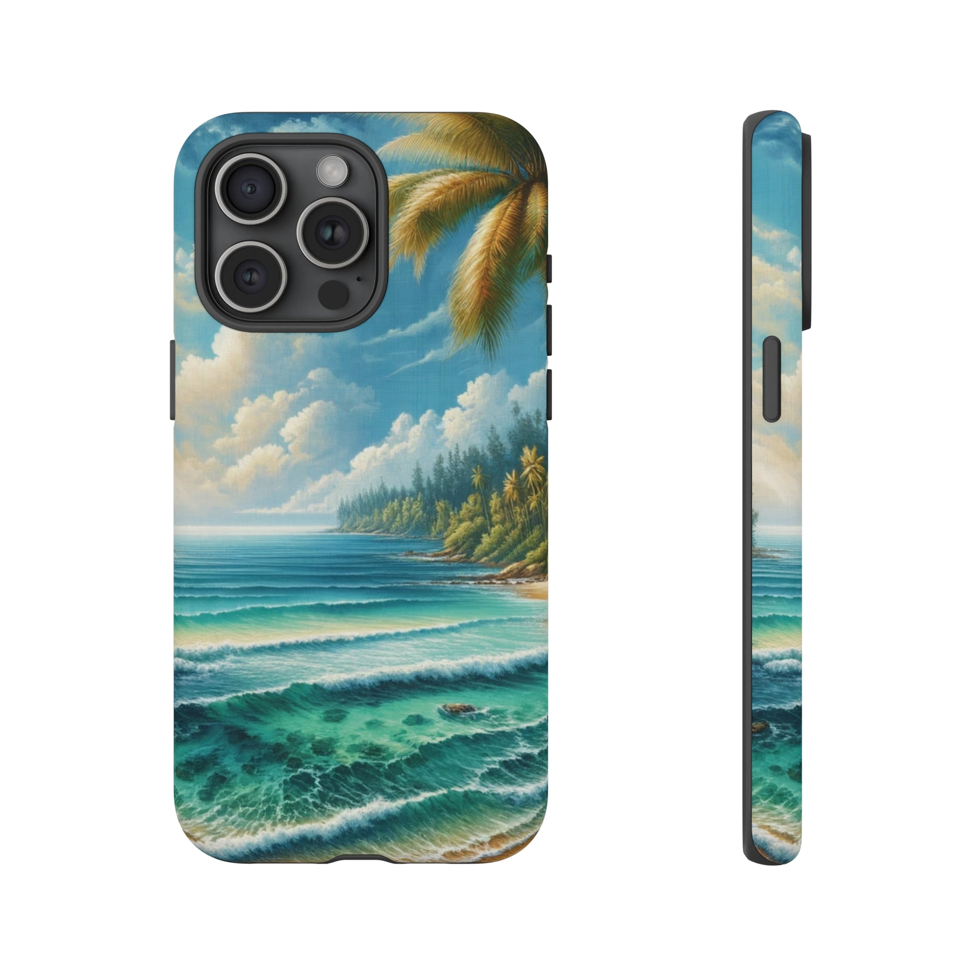 Coastal Serenity Ocean Beach View Protective Phone Case Gift for Her Phone 15, Samsung iPhone Samsung Gift for Her Case iPhone 15, Samsung iPhone Samsung Accessory Gift for Her.
