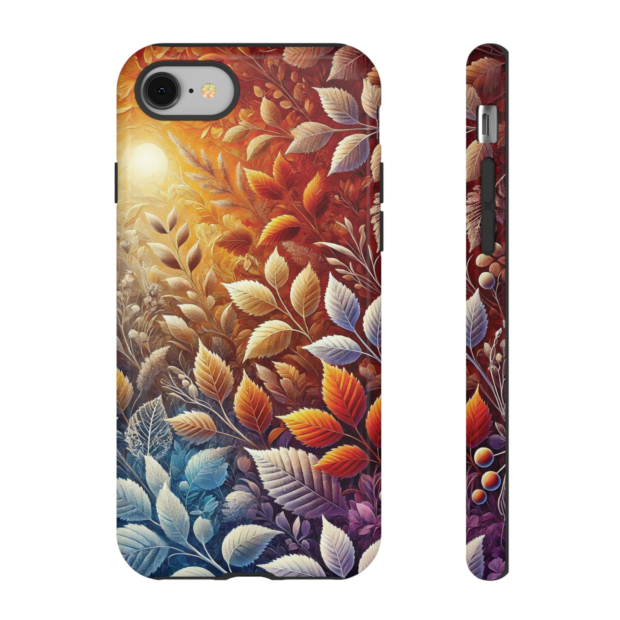 Beautiful Colorful Leaves Phone Case Vibrant Autumn Design for iPhone & Samsung, Durable Protection with Eye Catching Style, Perfect for Nature Lovers & Seasonal Charm Gift for Her