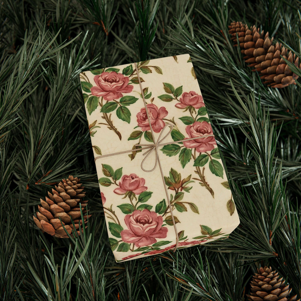 Franciscan Roses Gift Wrap | Vintage Floral Wrapping Paper for Gifts