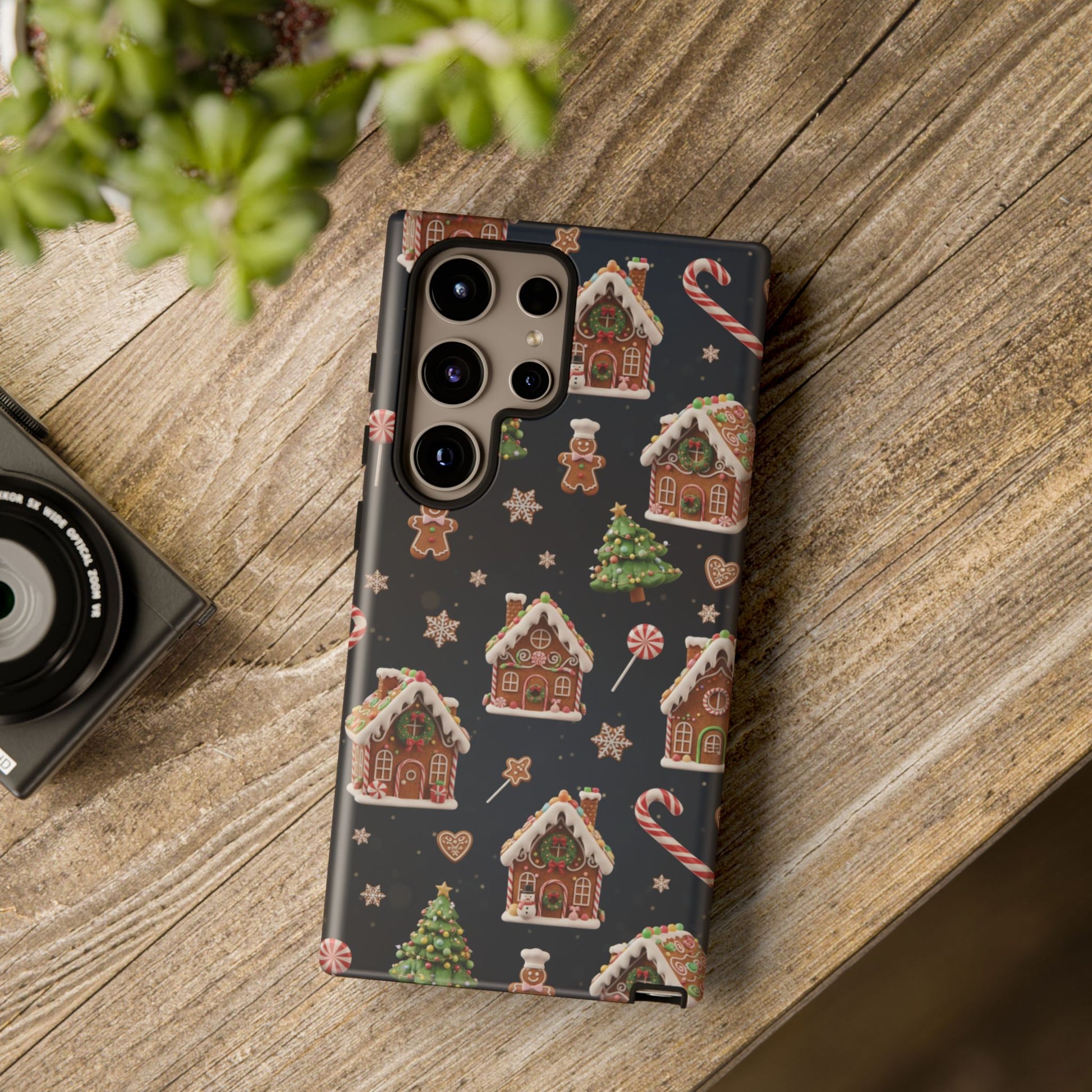 3D Gingerbread House Christmas Phone Case | Premium Holiday Gift Cover for iPhone 17, iPhone, and Samsung Galaxy Gift for Her or Him