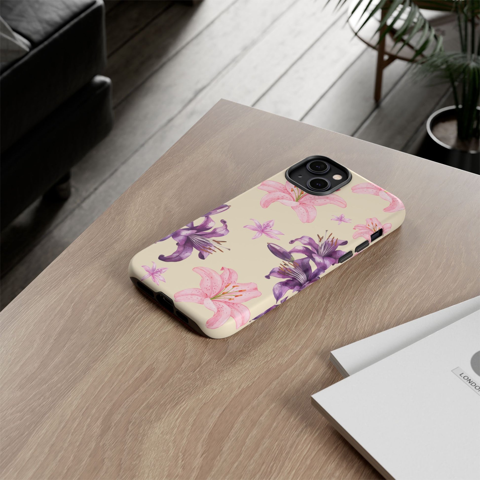 Blooming Tiger Lily Phone Case - Compatible with iPhone, Samsung, and Pixel | Stylish Protective Cover Gift for Her Perfect for Floral Lover