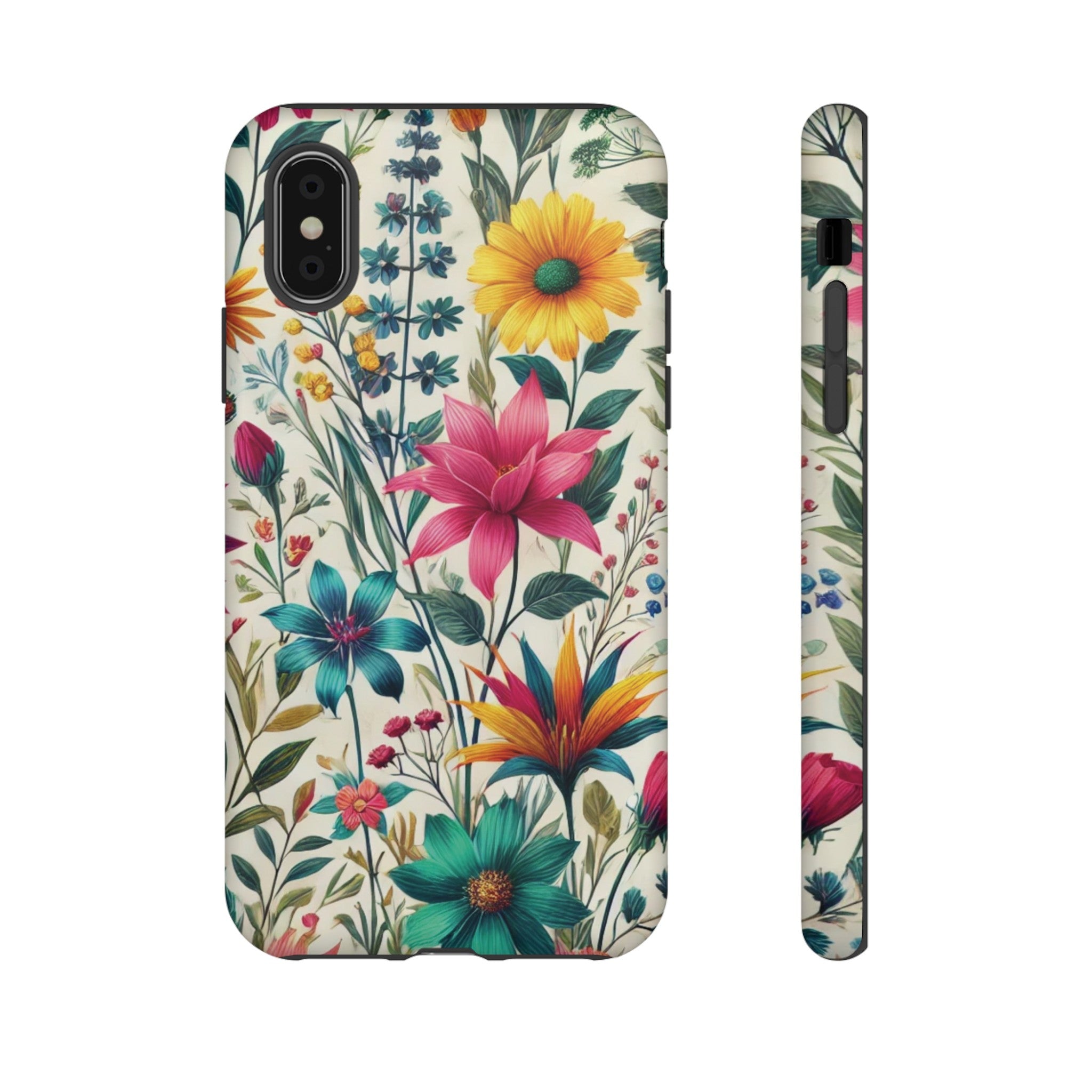 Wildflowers Boho Chic Design Phone Case - Stylish, Protective Cover for All Models Gift for Mom Accessory Gift for Her
