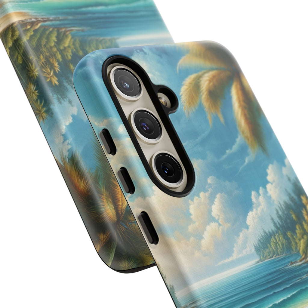 Coastal Serenity Ocean Beach View Protective Phone Case Gift for Her Phone 15, Samsung iPhone Samsung Gift for Her Case iPhone 15, Samsung iPhone Samsung Accessory Gift for Her.