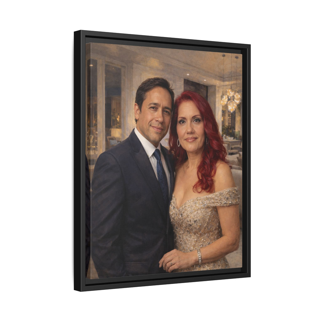 Custom Oil Painting Illusion Canvas – Luxury Portrait Art