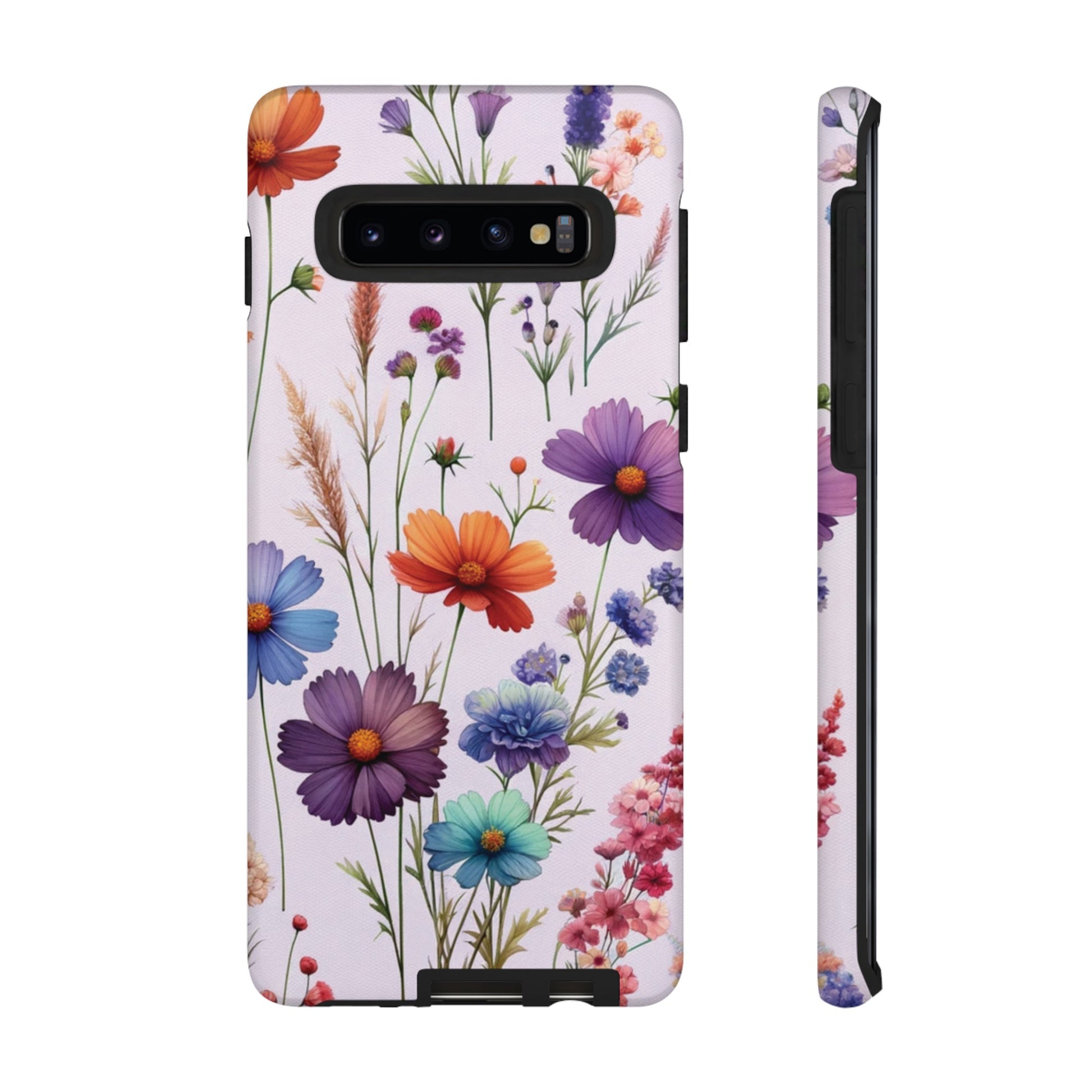 Lavender Wildflowers Protective Phone Case Gift for Her Phone 15, Samsung iPhone Samsung Gift for Her Case iPhone 15, Samsung iPhone Samsung Accessory Gift for Her.