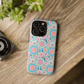 Coque de téléphone abstraite aquarelle bohème moderne compatible avec iPhone, Samsung et plus - Protection élégante et durable avec un design artistique vibrant, cadeau parfait pour elle
