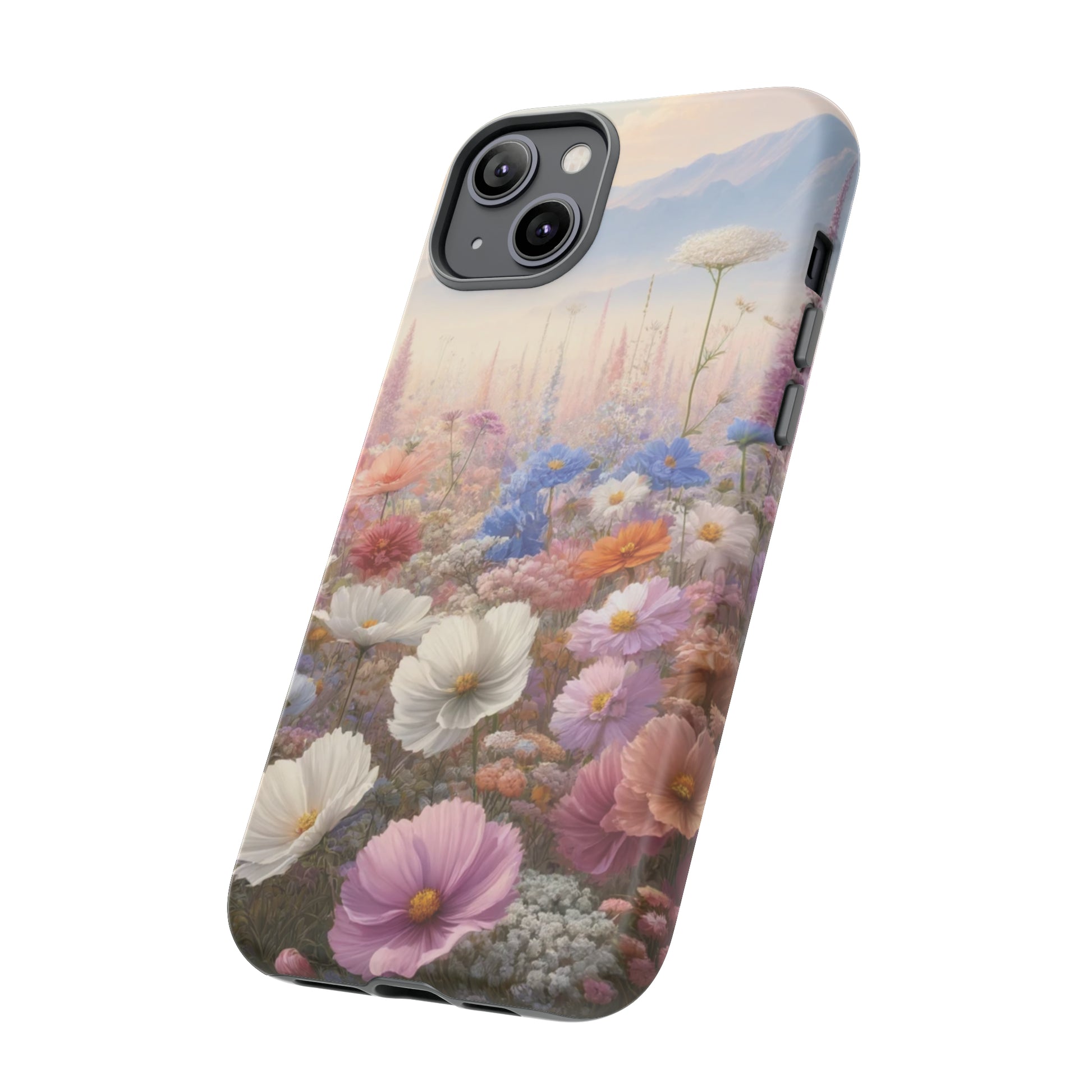 Phone Case Floral Boho Luxury Tough Case Floral Elegant Durable Stylish for Modern Devices iPhone 15, Samsung iPhone Samsung Accessory Gift for Her.
