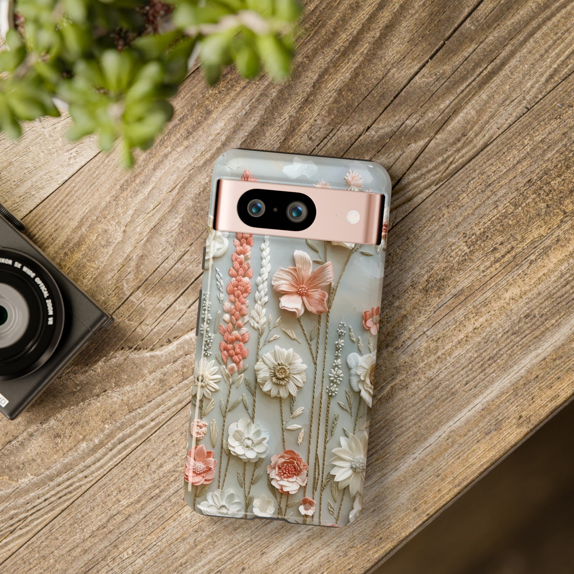 Pastel Wildflowers Protective Phone Case Gift for Her Phone 15, Samsung iPhone Samsung Gift for Her Case iPhone 15, Samsung iPhone Samsung Accessory Gift for Her