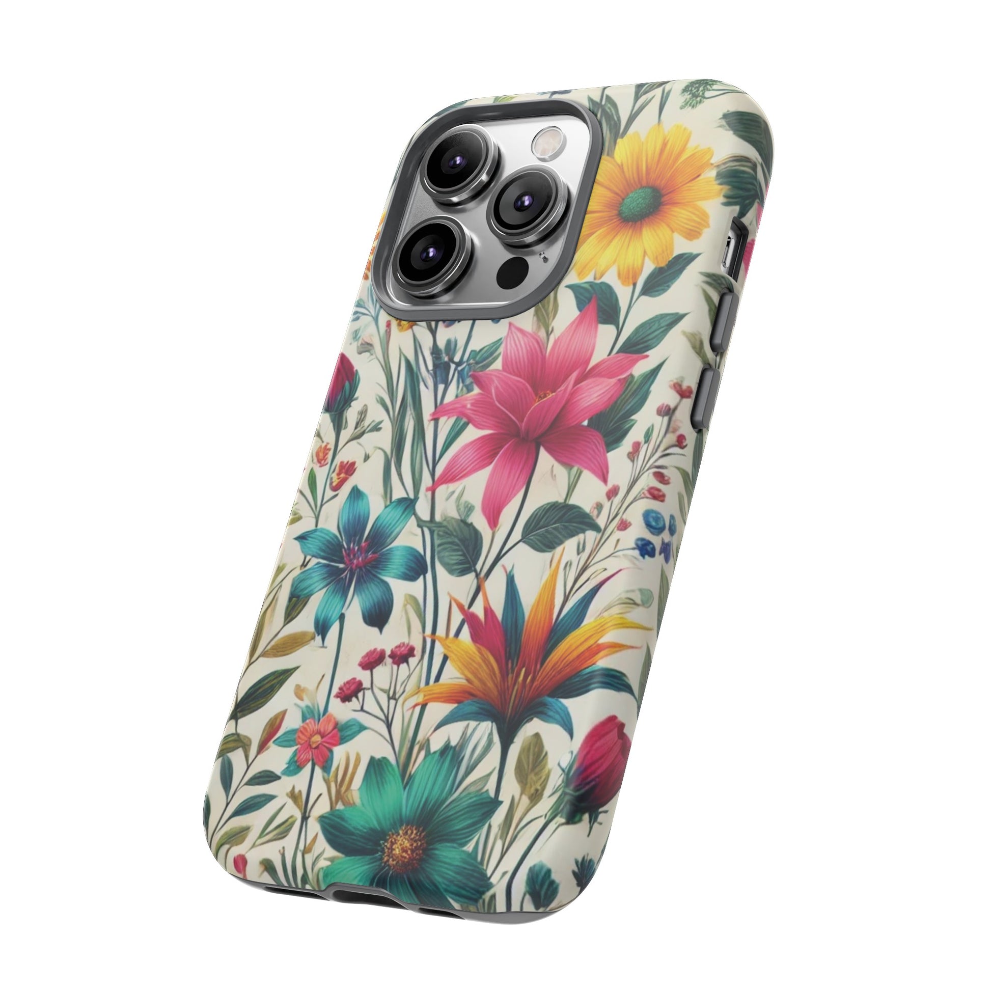 Wildflowers Boho Chic Design Phone Case - Stylish, Protective Cover for All Models Gift for Mom Accessory Gift for Her