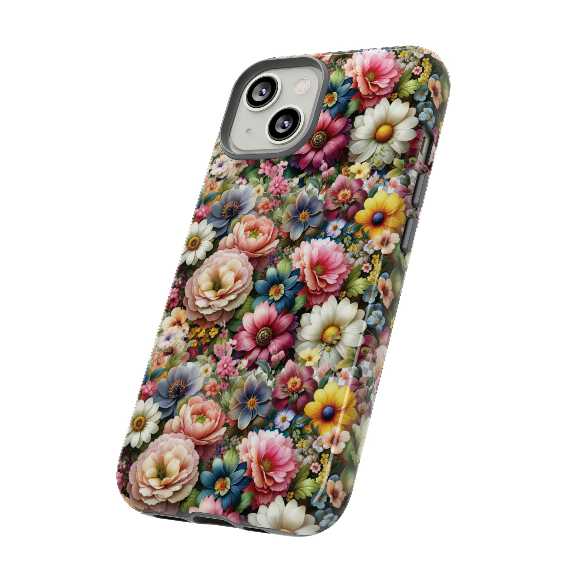 Floral Luxury Phone Tough Case Floral Elegant Durable Stylish for Modern Devices iPhone 15, Samsung iPhone Samsung Accessory Gift for Her.