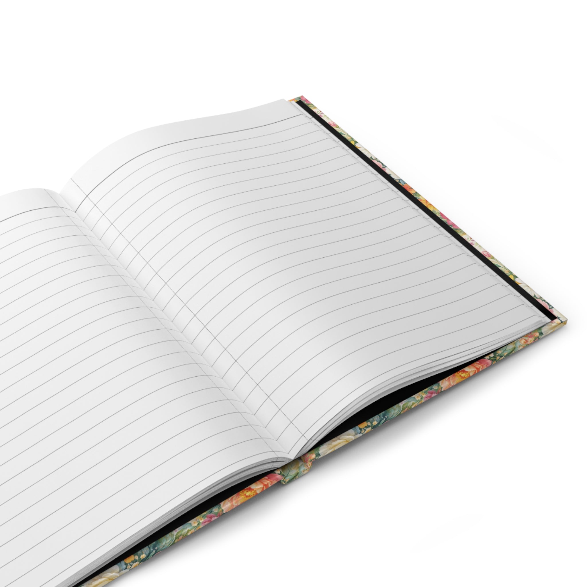 Floral Hardcover Journal — "Write Your Thoughts" Prayer Notebook