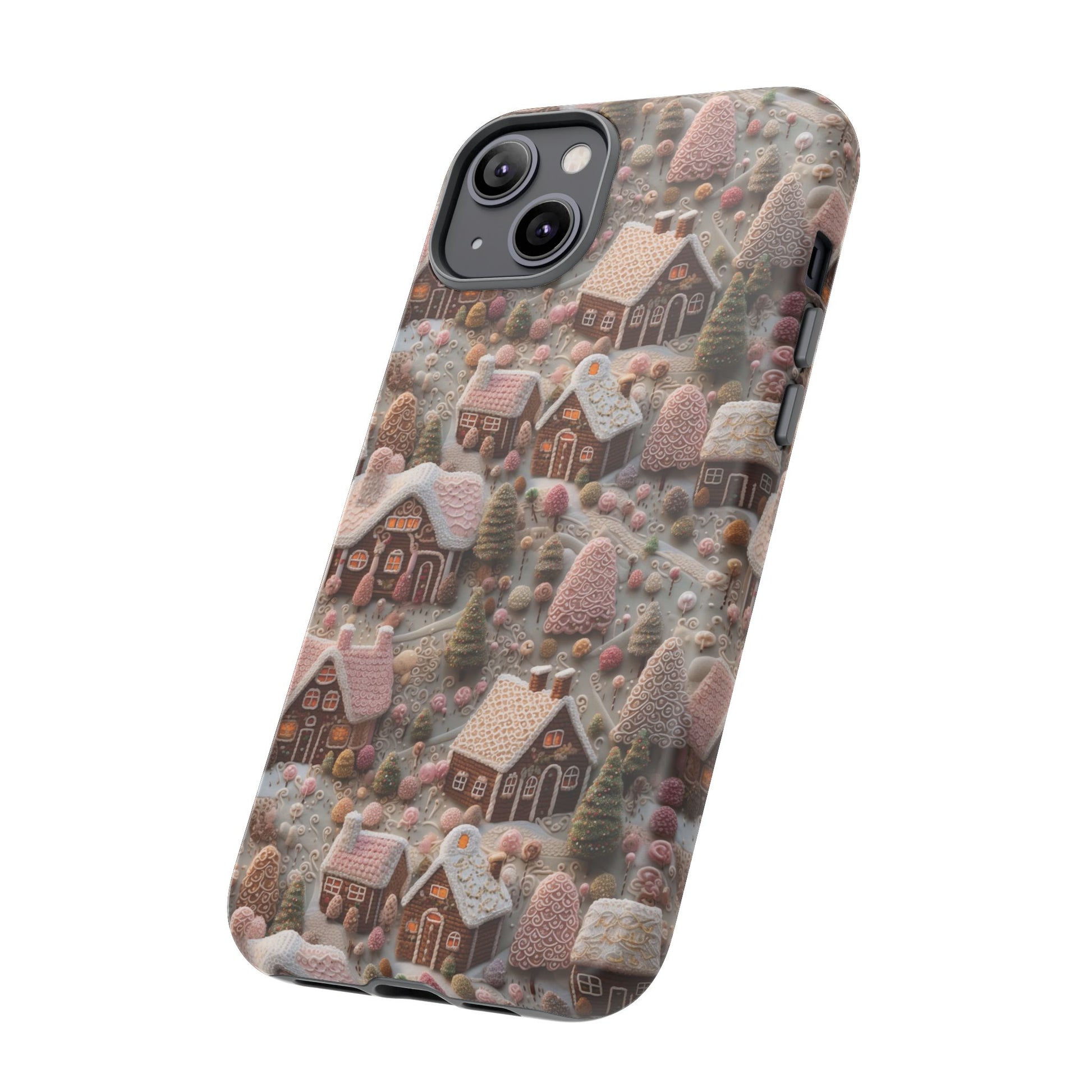 Gingerbread House 3D Phone Case Durable for iPhone Samsung Gift iPhone 15, 14, 13 Samsung Pixel Gift for Mom Accessory Gift for Her