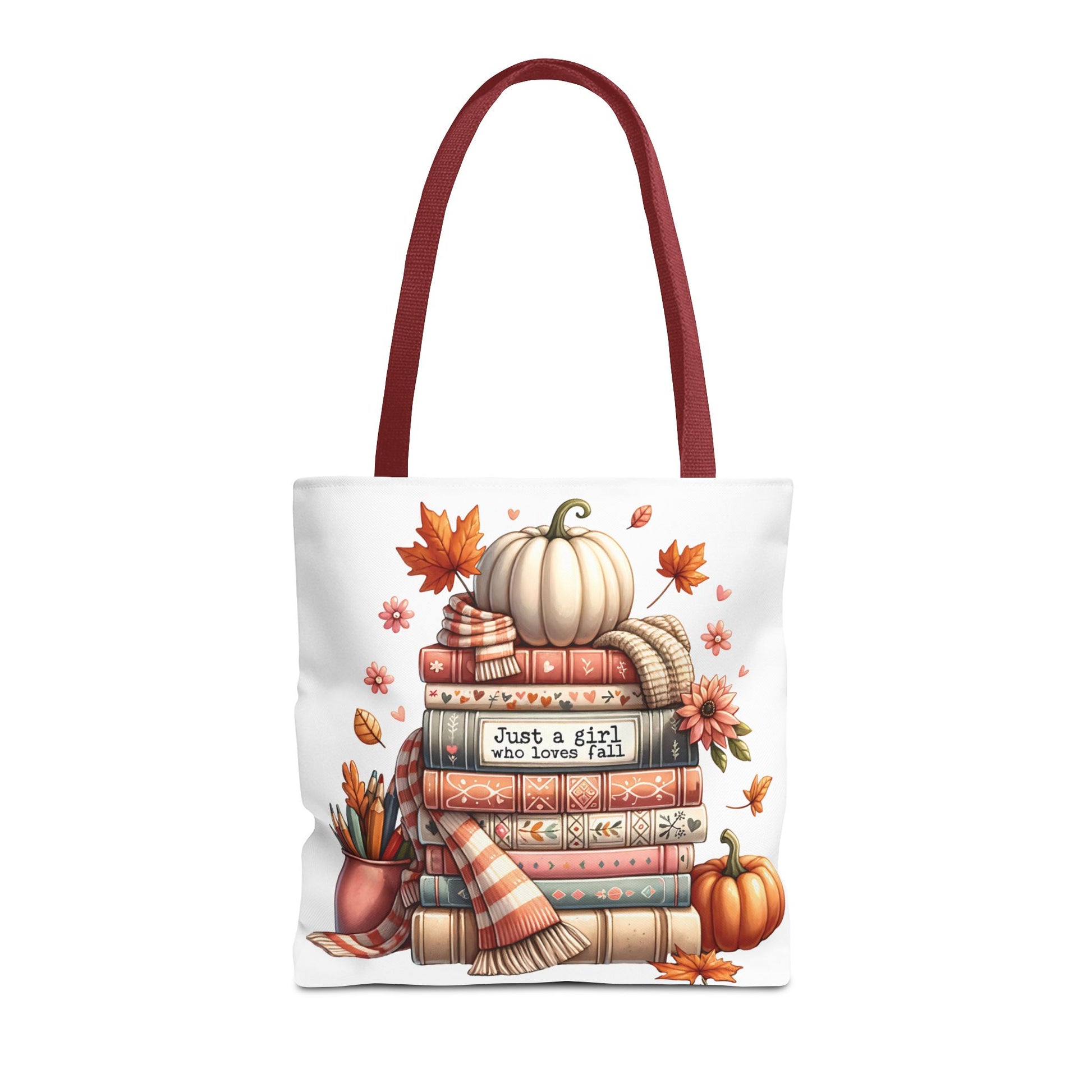 Fall Books Tote Bag - Autumn Accessory for Book Lovers - MRSBYVALLE