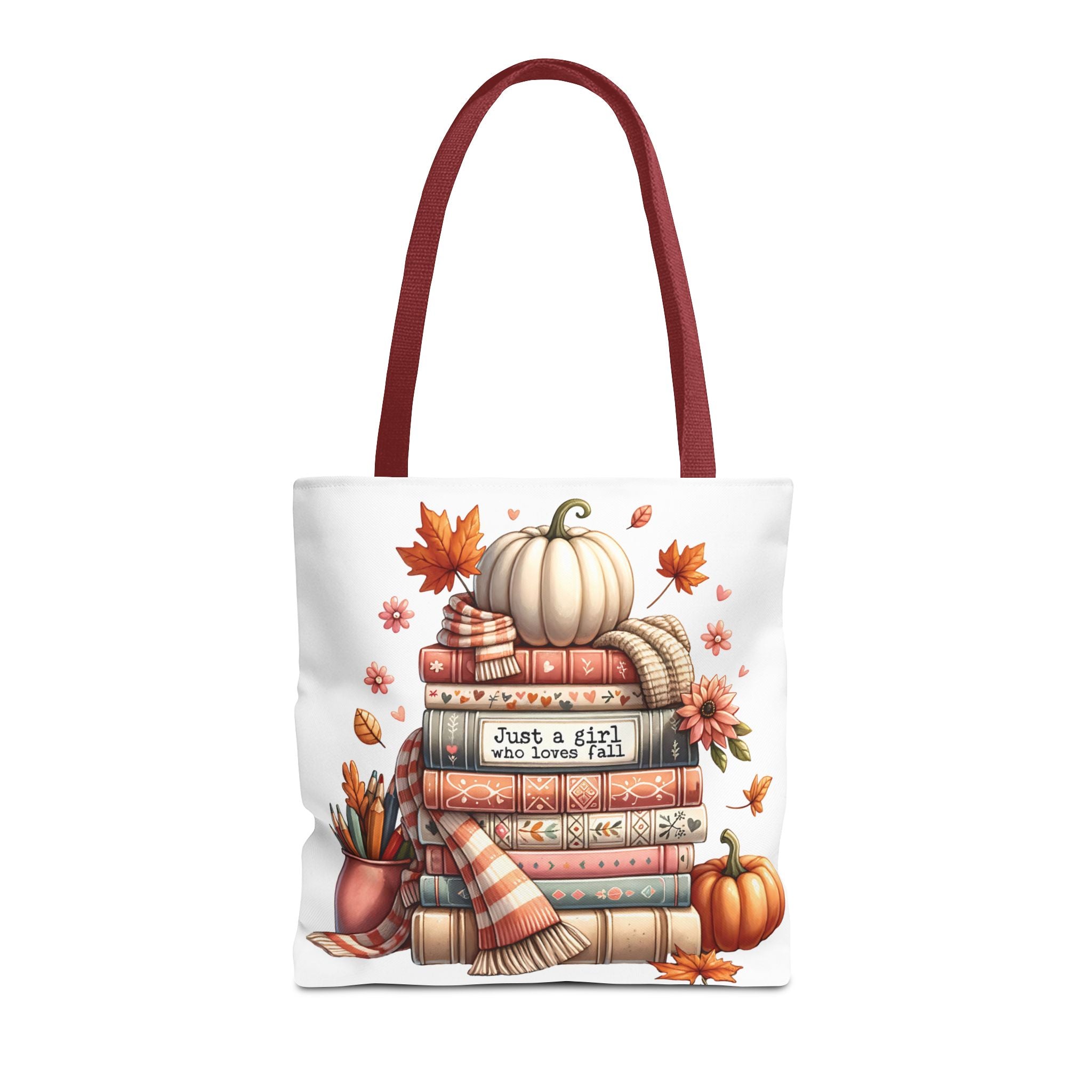 Fall Books Tote Bag - Autumn Accessory for Book Lovers - MRSBYVALLE