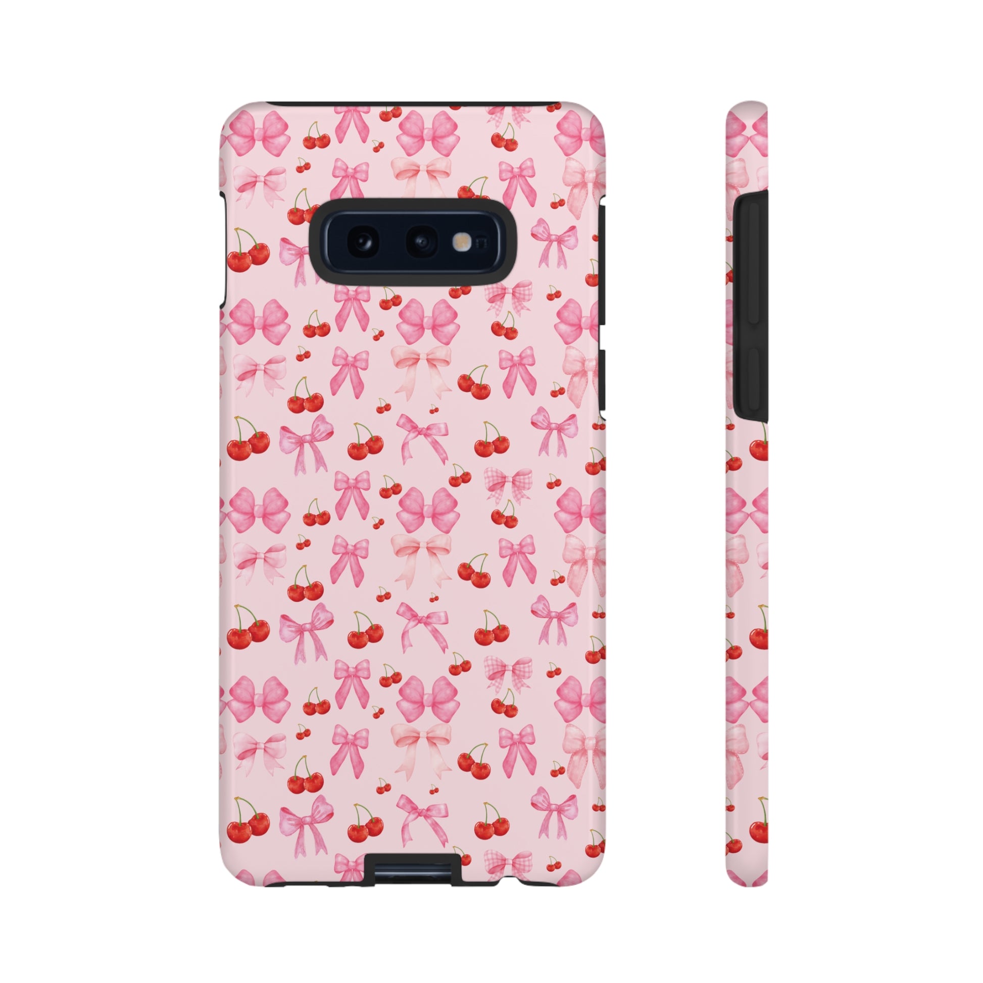 Coquette phone case Cherry Coquette Ribbon Bow iPhone Case Fruity, Girly Gift for Her Phone 15, Samsung iPhone Samsung Gift for Her Case iPhone 15, Samsung iPhone Samsung Accessory Gift for Her.