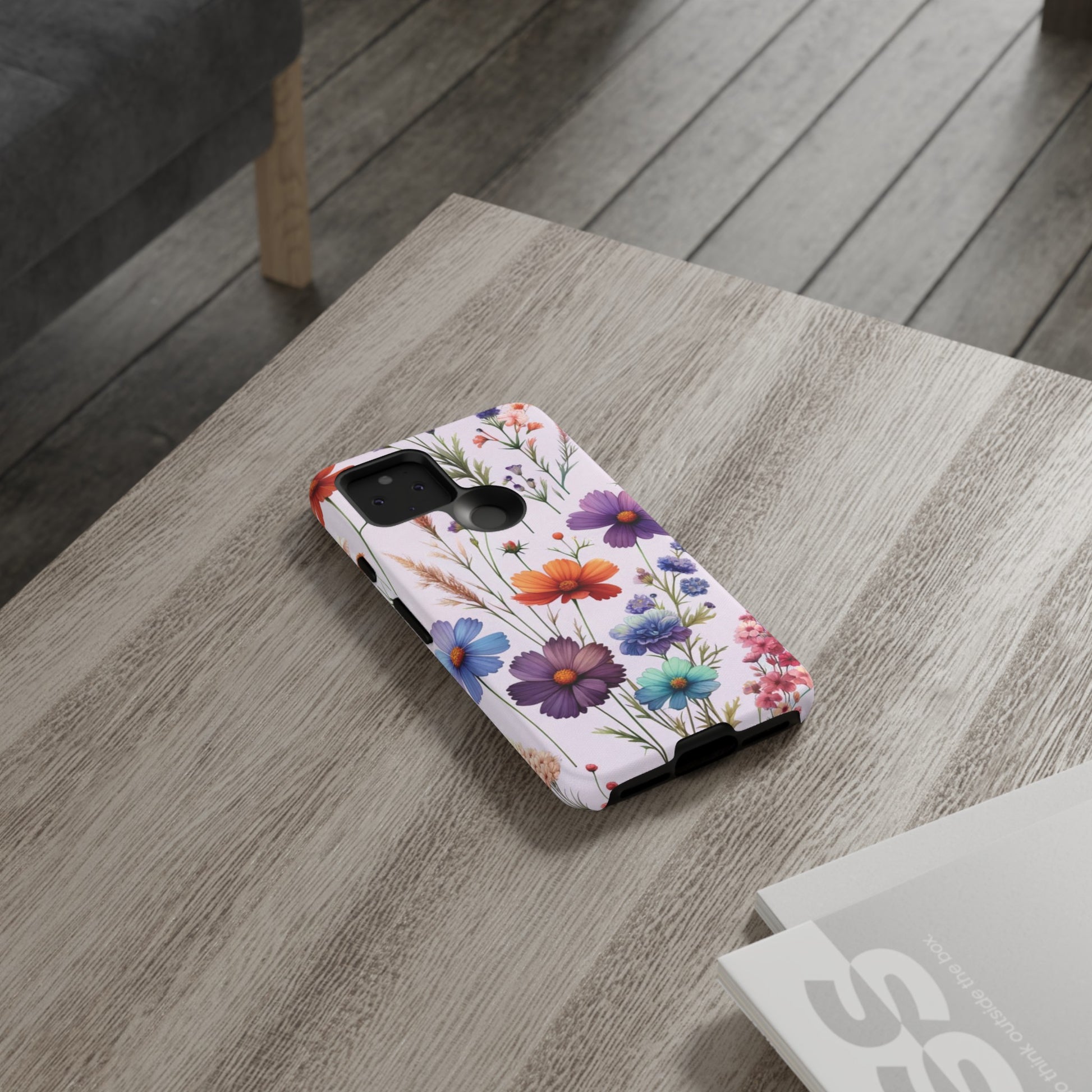 Lavender Wildflowers Protective Phone Case Gift for Her Phone 15, Samsung iPhone Samsung Gift for Her Case iPhone 15, Samsung iPhone Samsung Accessory Gift for Her.
