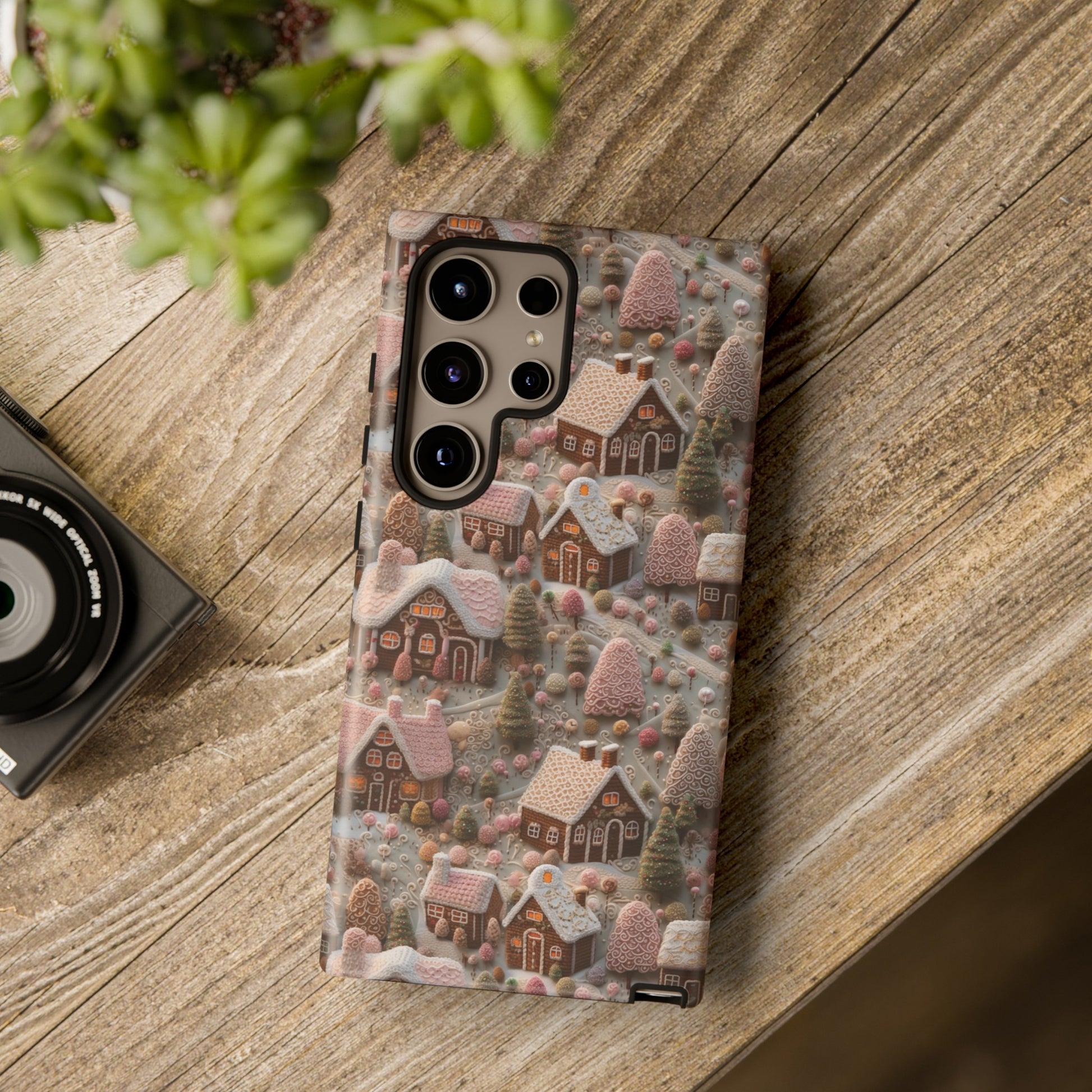 Gingerbread House 3D Phone Case Durable for iPhone Samsung Gift iPhone 15, 14, 13 Samsung Pixel Gift for Mom Accessory Gift for Her