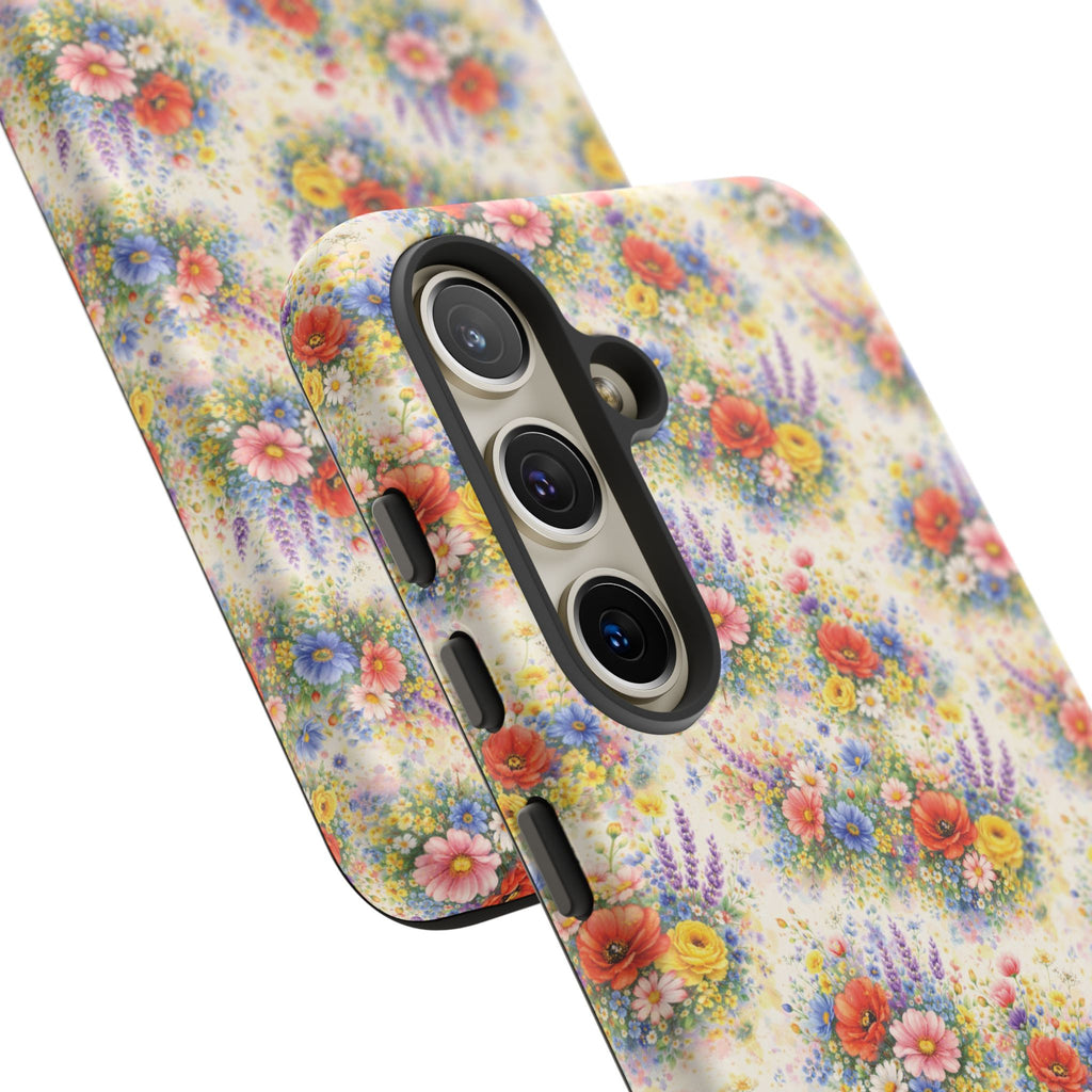 Watercolor Wildflowers Phone Case — Tough Cases