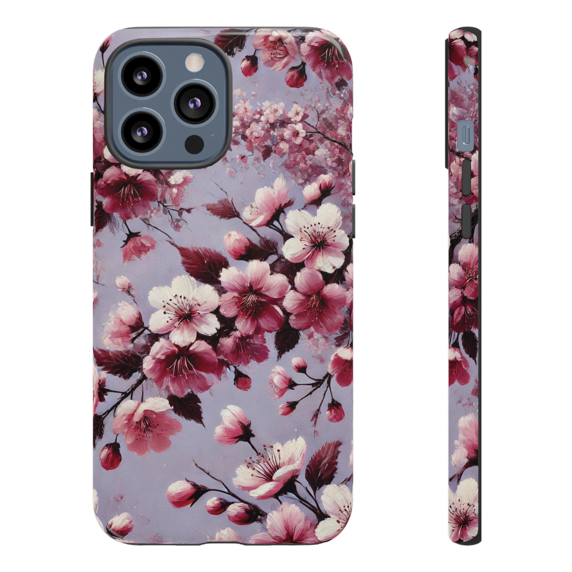 Lavender Floral Fall Phone Case for iPhone 16 pro15 14 13 12  21 23 Samsung, and Pixel | Stylish Protective Cover Gift for Her Perfect for Floral Lover