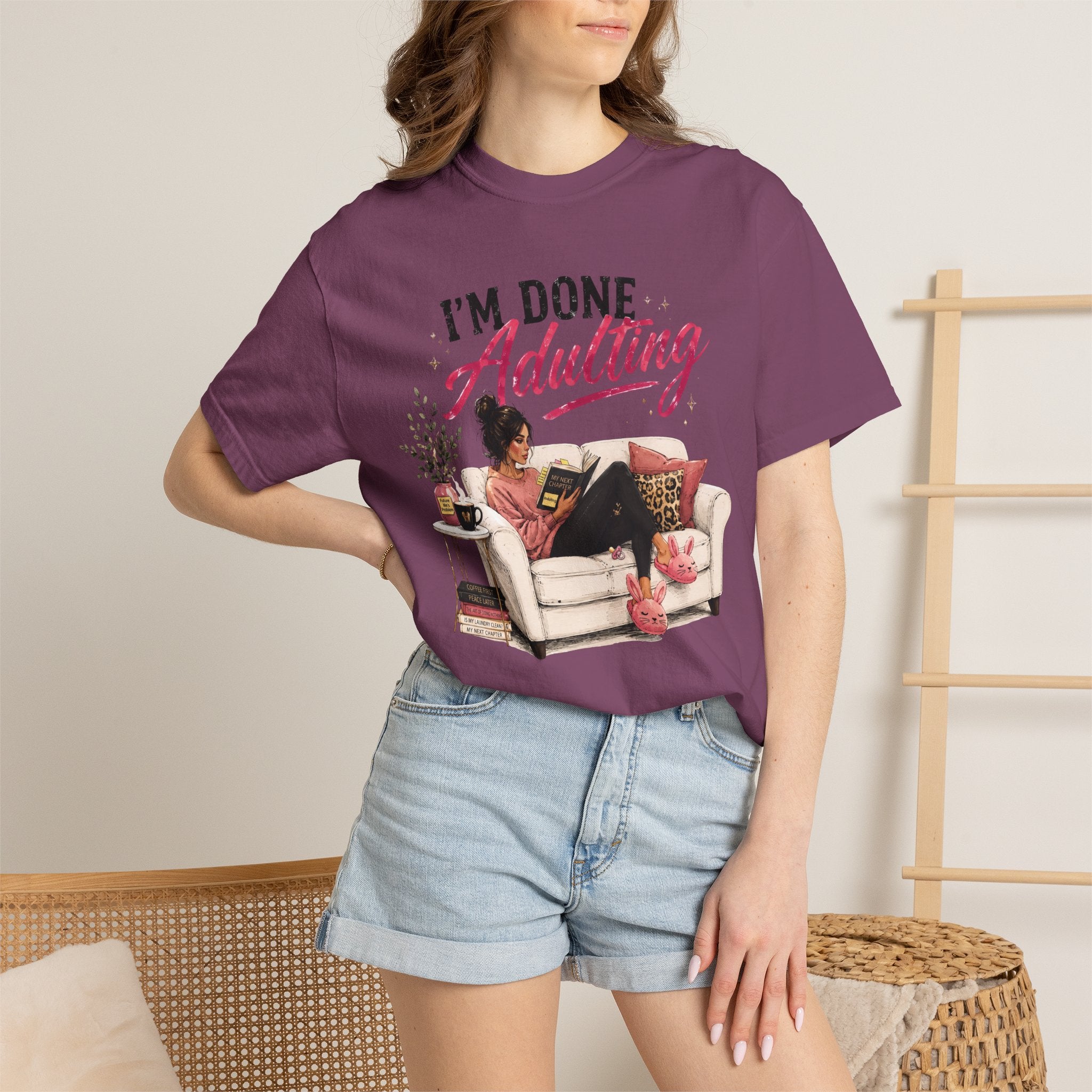 I'm DONE Adulting T-Shirt — Funny Sarcastic Graphic Tee