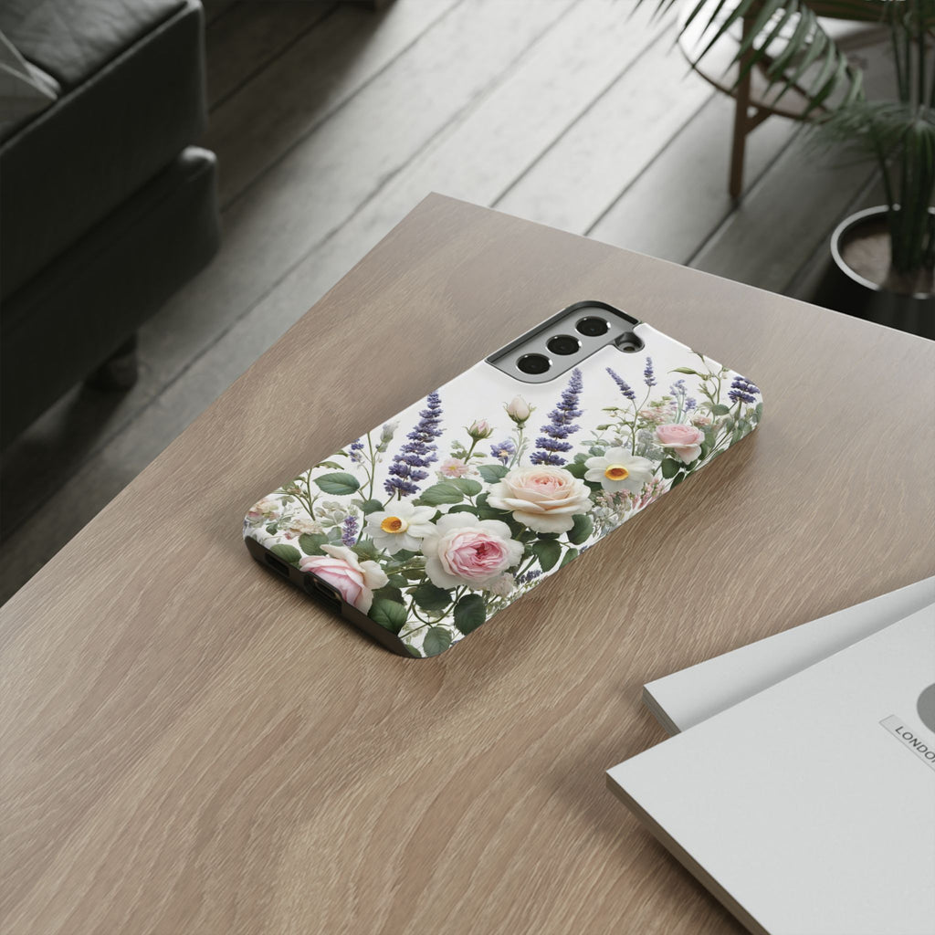 Boho Floral Fall Phone Case for iPhone 17,16  21 23 Samsung, and Pixel | Stylish Protective Cover Gift for Her Perfect for Floral Lover