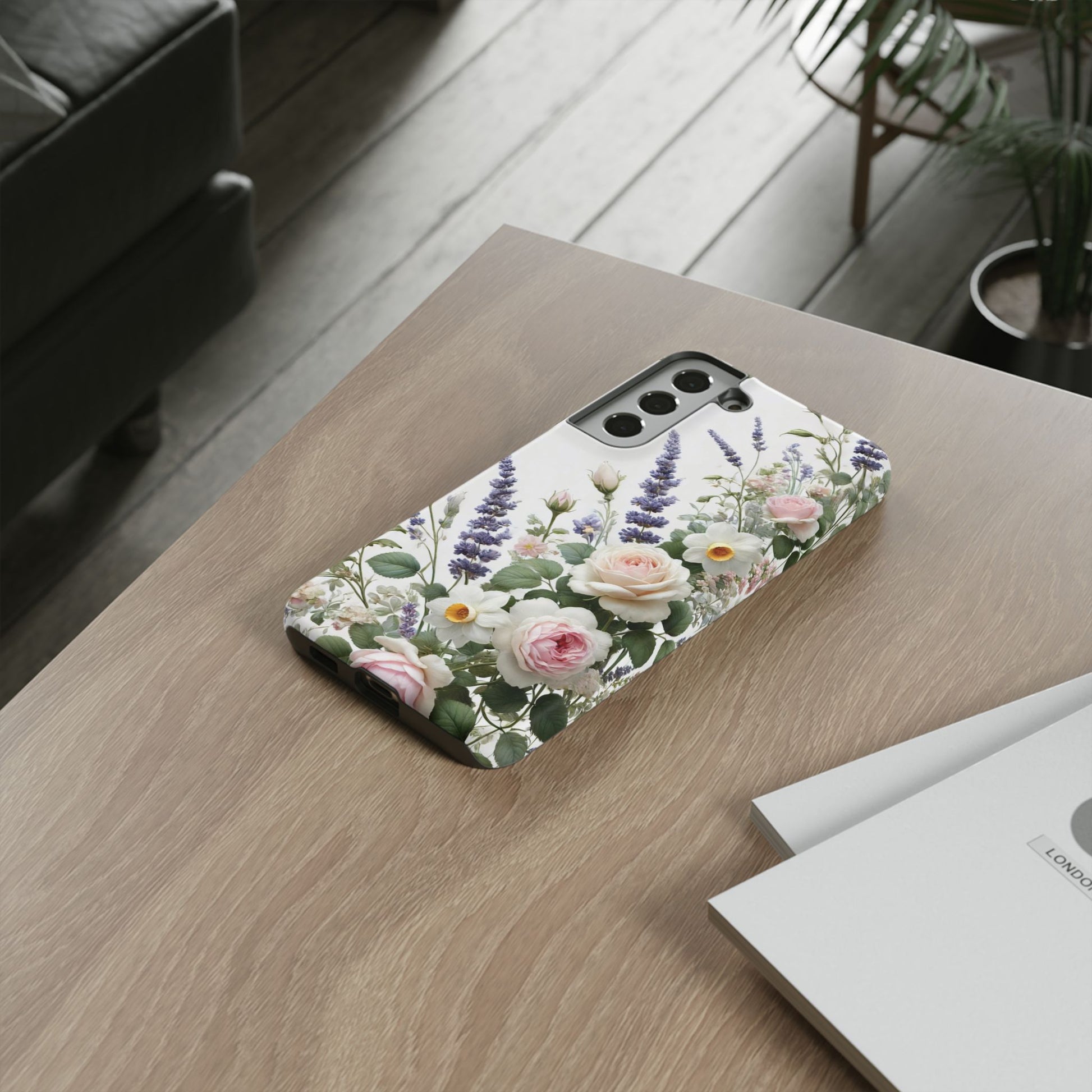 Boho Floral Fall Phone Case for iPhone 17,16  21 23 Samsung, and Pixel | Stylish Protective Cover Gift for Her Perfect for Floral Lover