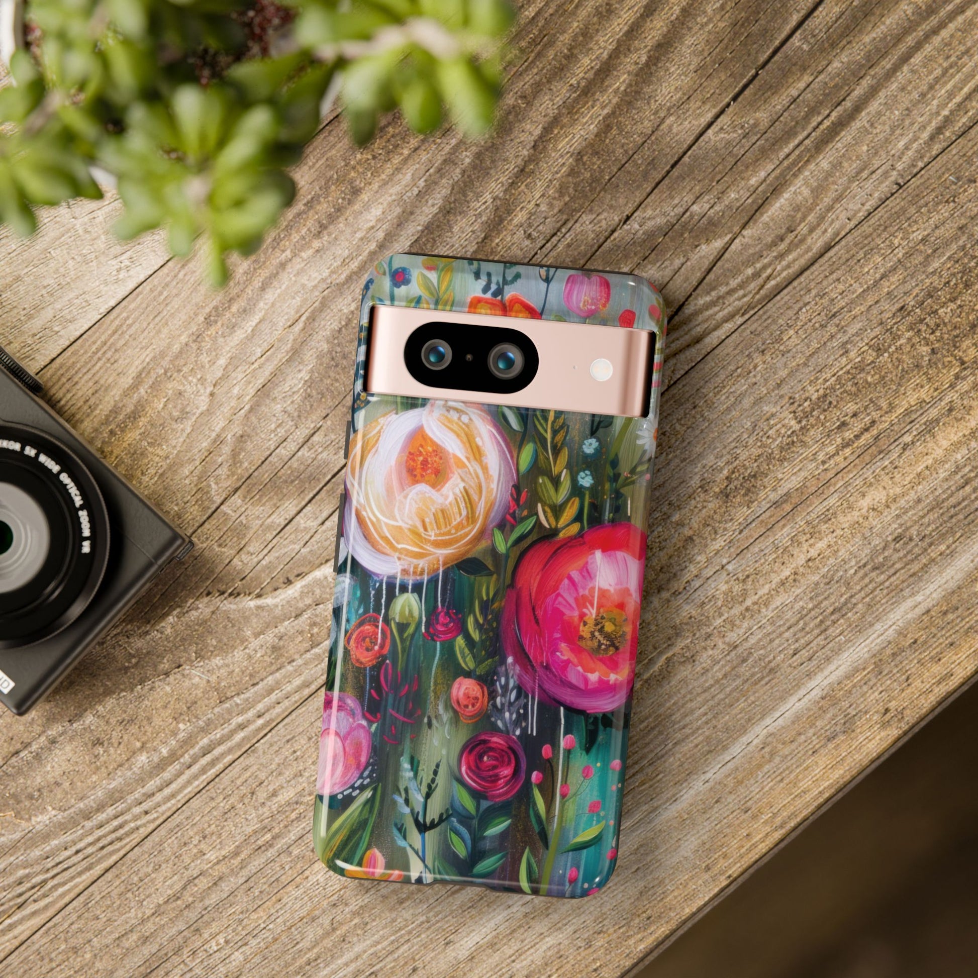 Watercolor Boho Floral Phone Case for iPhone 17 case Samsung, and Pixel | Stylish Protective Cover Gift for Her Perfect for Floral Lover