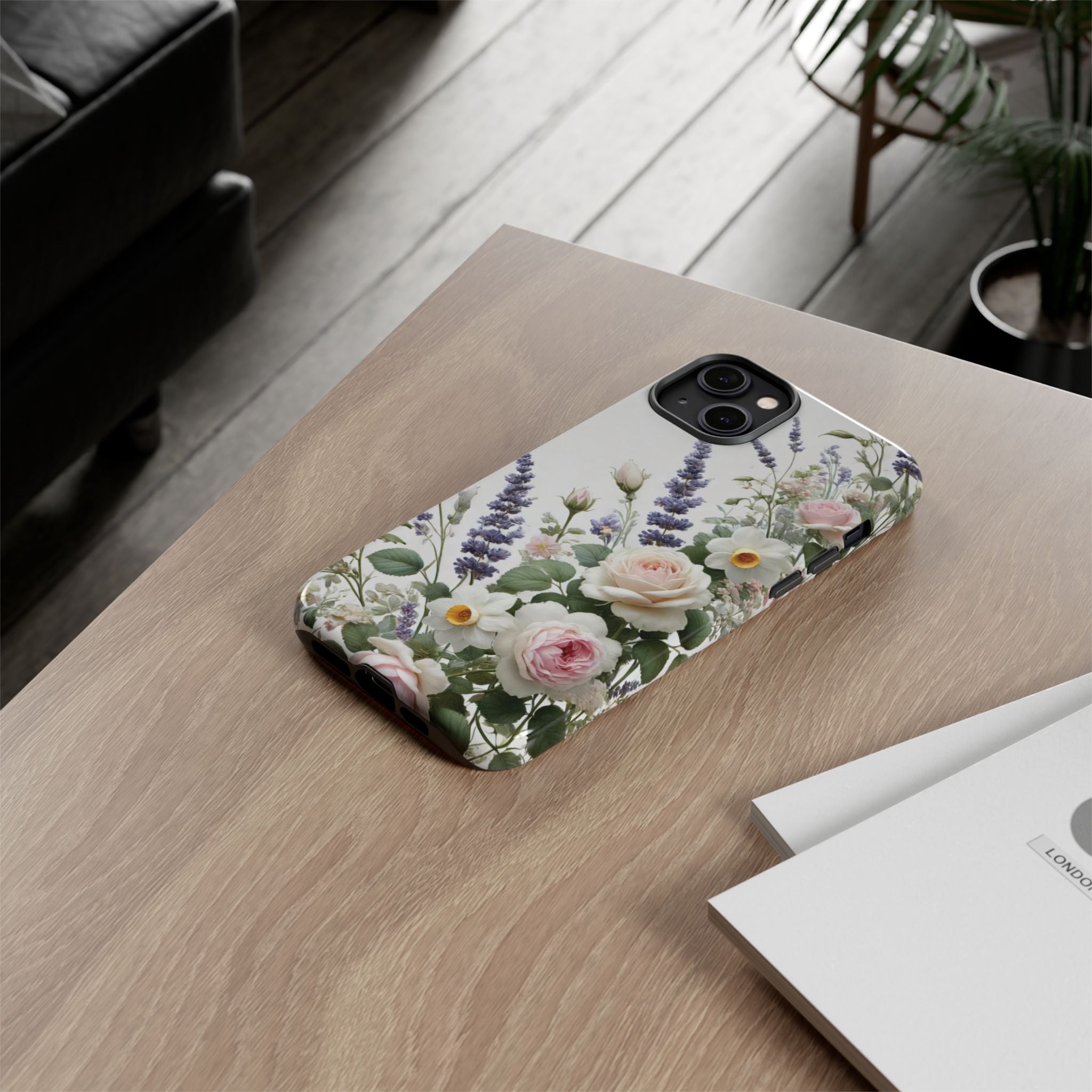 Boho Floral Fall Phone Case for iPhone 17,16  21 23 Samsung, and Pixel | Stylish Protective Cover Gift for Her Perfect for Floral Lover