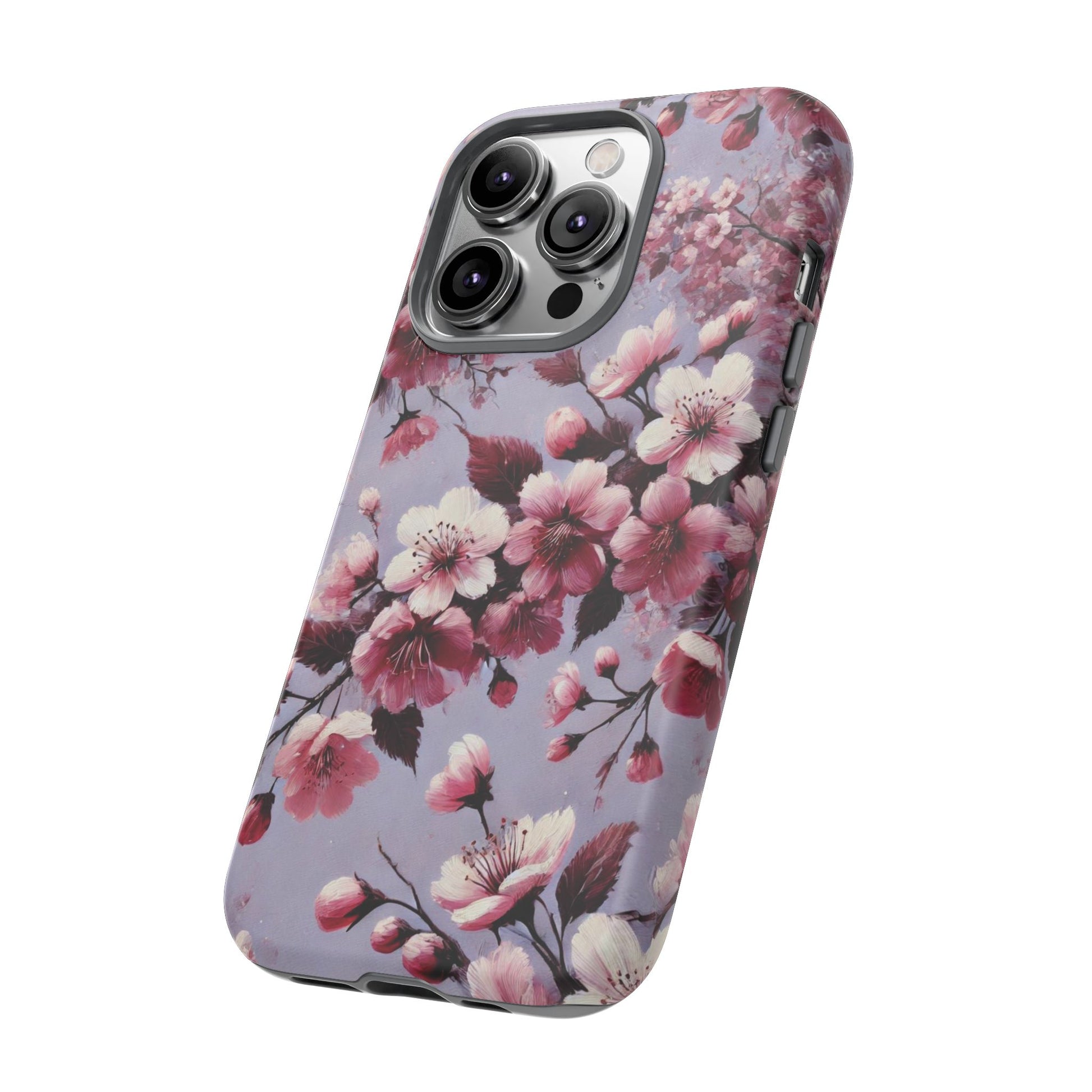 Lavender Floral Fall Phone Case for iPhone 16 pro15 14 13 12  21 23 Samsung, and Pixel | Stylish Protective Cover Gift for Her Perfect for Floral Lover