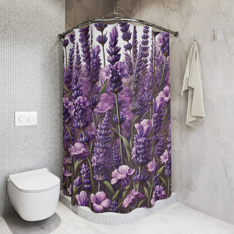 Wildflowers Lavender Bright Housewarming Shower Curtains Refresh your bathroom with our bursting with color and style. Transform your space and shop now for a vibrant upgrade!