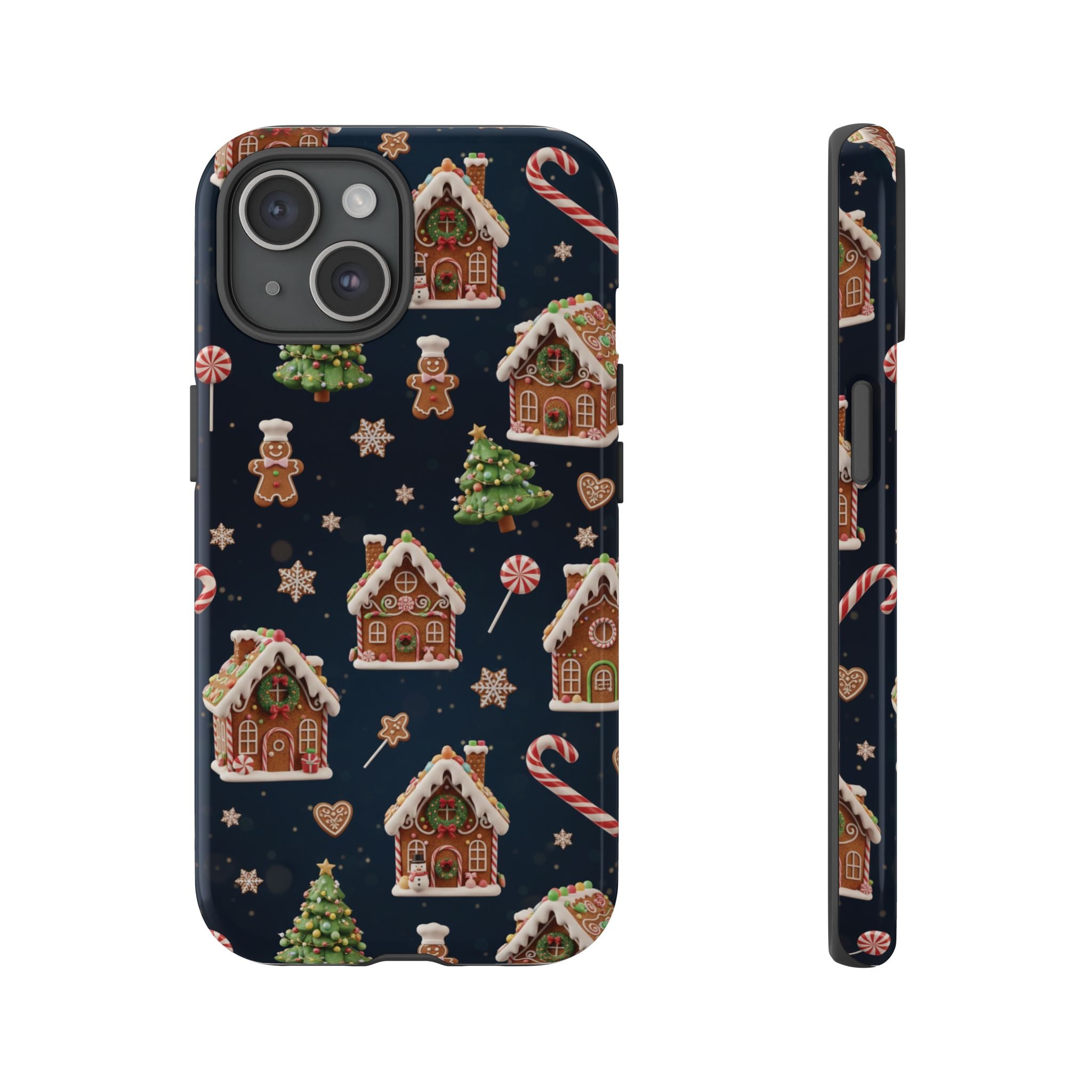 3D Gingerbread House Christmas Phone Case | Premium Holiday Gift Cover for iPhone 17, iPhone, and Samsung Galaxy Gift for Her or Him
