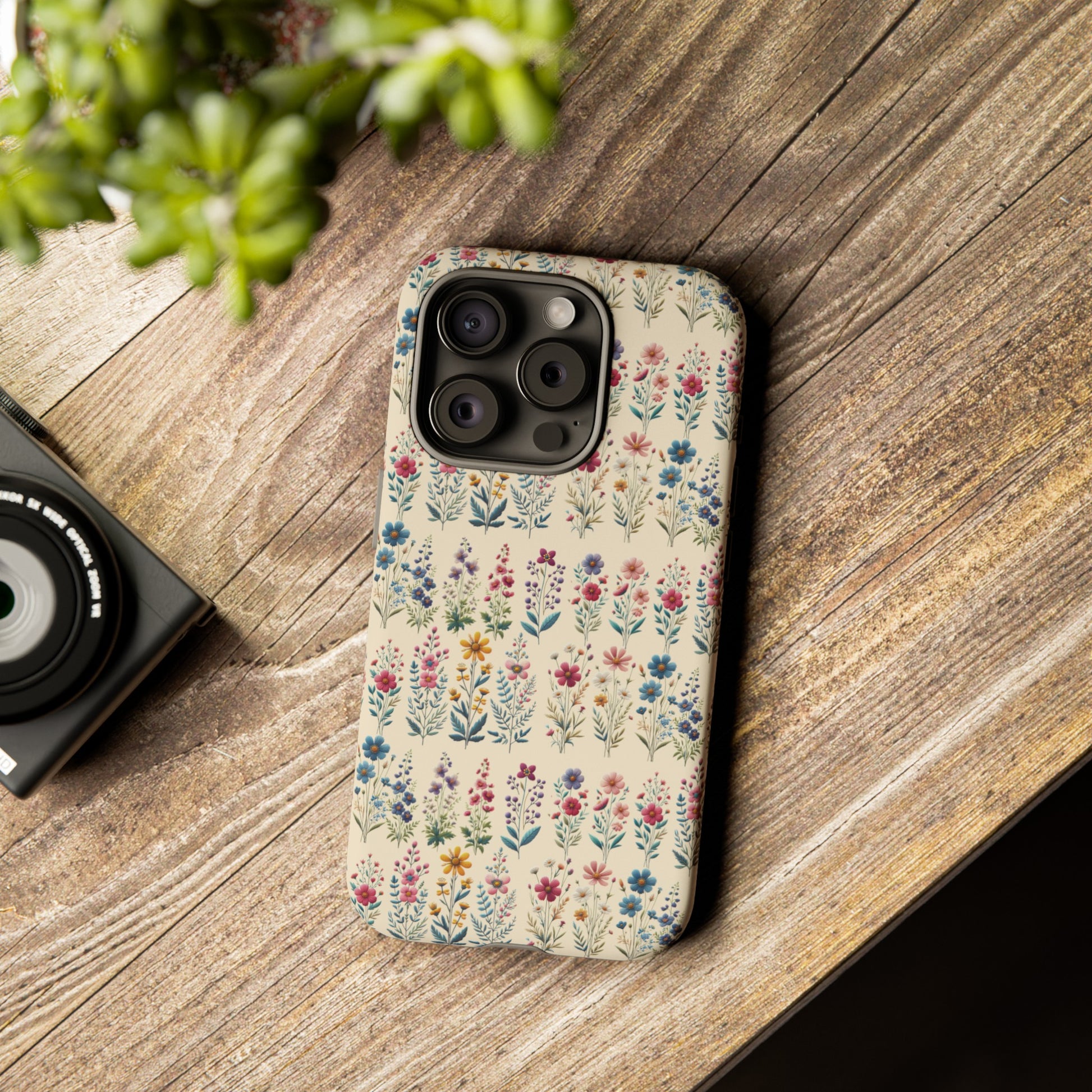 Best Beautiful Wildflower Phone Case Floral Design for iPhone, Galaxy, and Google Durable Protection Gift for Her Case iPhone 15, Samsung iPhone Gift for Her