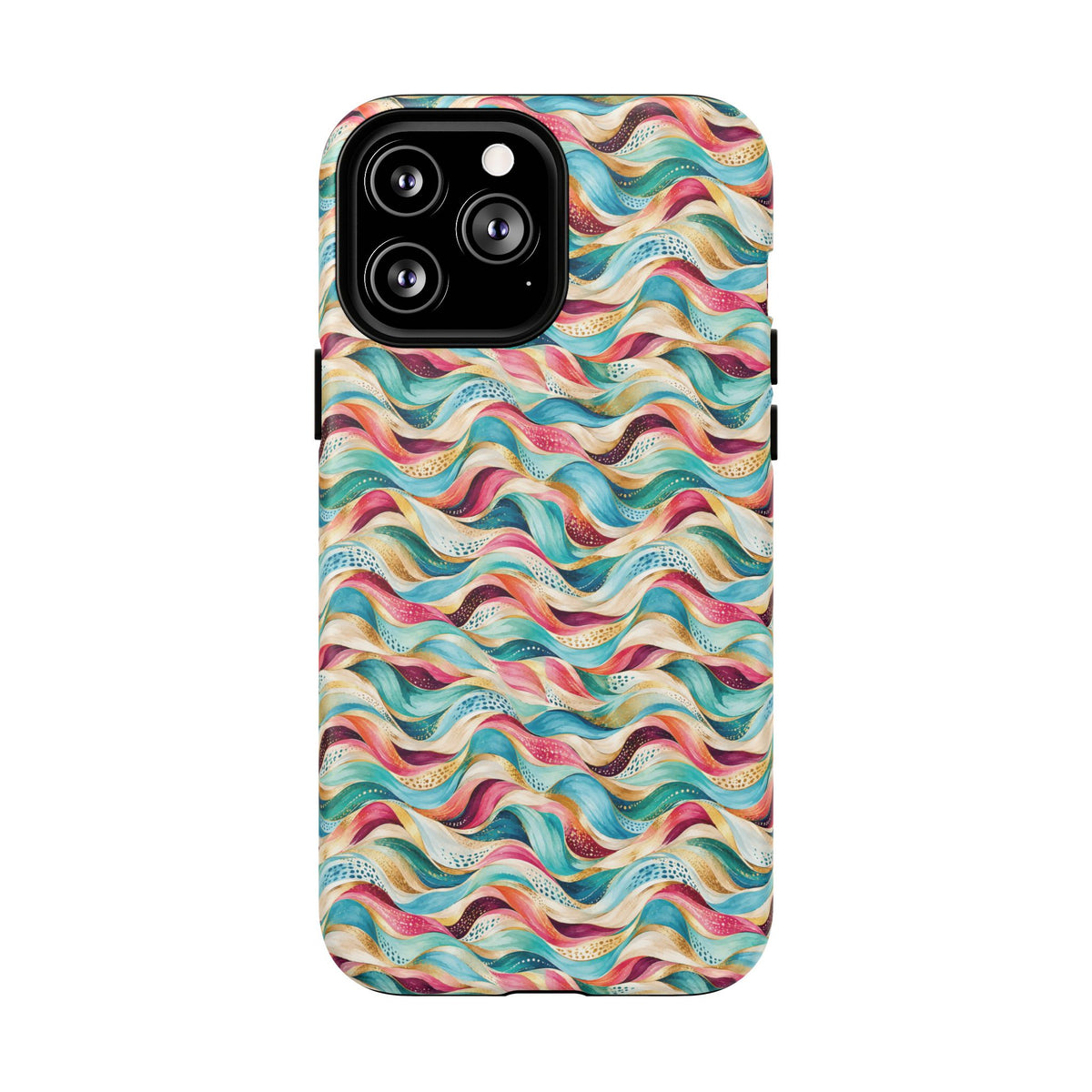 Colorful Wave MagSafe Tough Phone Case