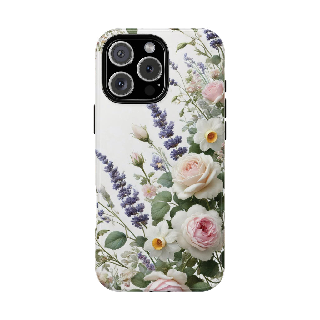 Boho Floral Fall Phone Case for iPhone 17,16  21 23 Samsung, and Pixel | Stylish Protective Cover Gift for Her Perfect for Floral Lover