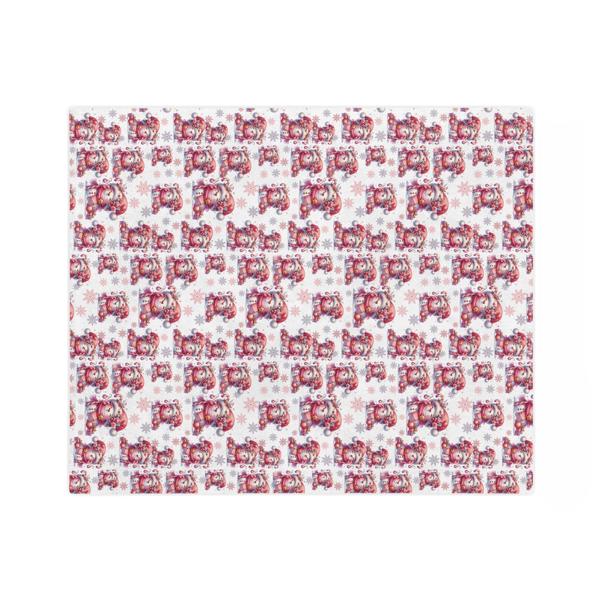Pink Christmas Snowwomen Minky Blanket Throw Ultra-Soft Minky Blanket Cozy Comfort Blanket Elegant Home Decor Plush Microfiber for Maximum Comfort Blanket, Perfect for Snuggling Decor, Cozy All-Season Warmth, Housewarming Gift Throw - MRSBYVALLE