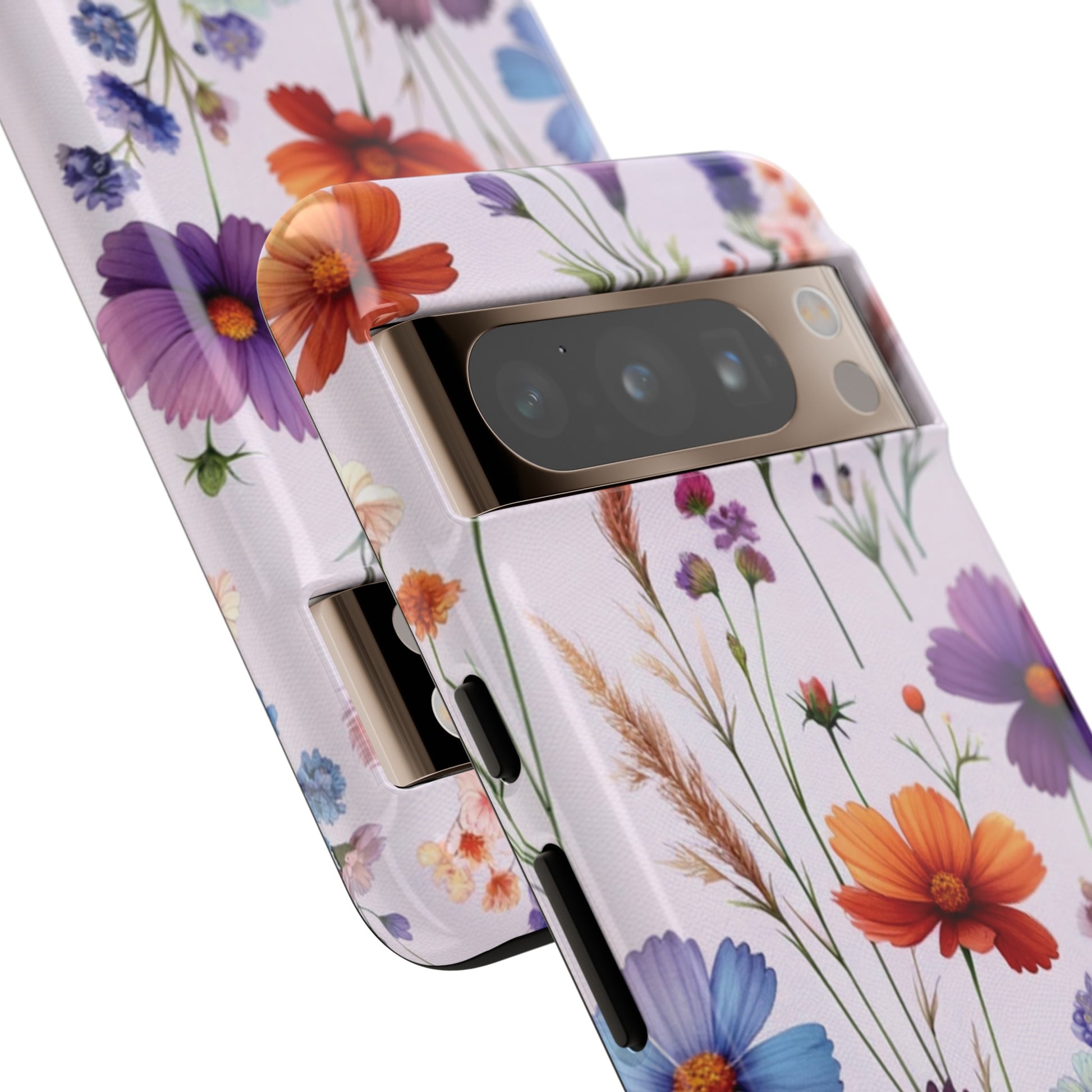 Lavender Wildflowers Protective Phone Case Gift for Her Phone 15, Samsung iPhone Samsung Gift for Her Case iPhone 15, Samsung iPhone Samsung Accessory Gift for Her.