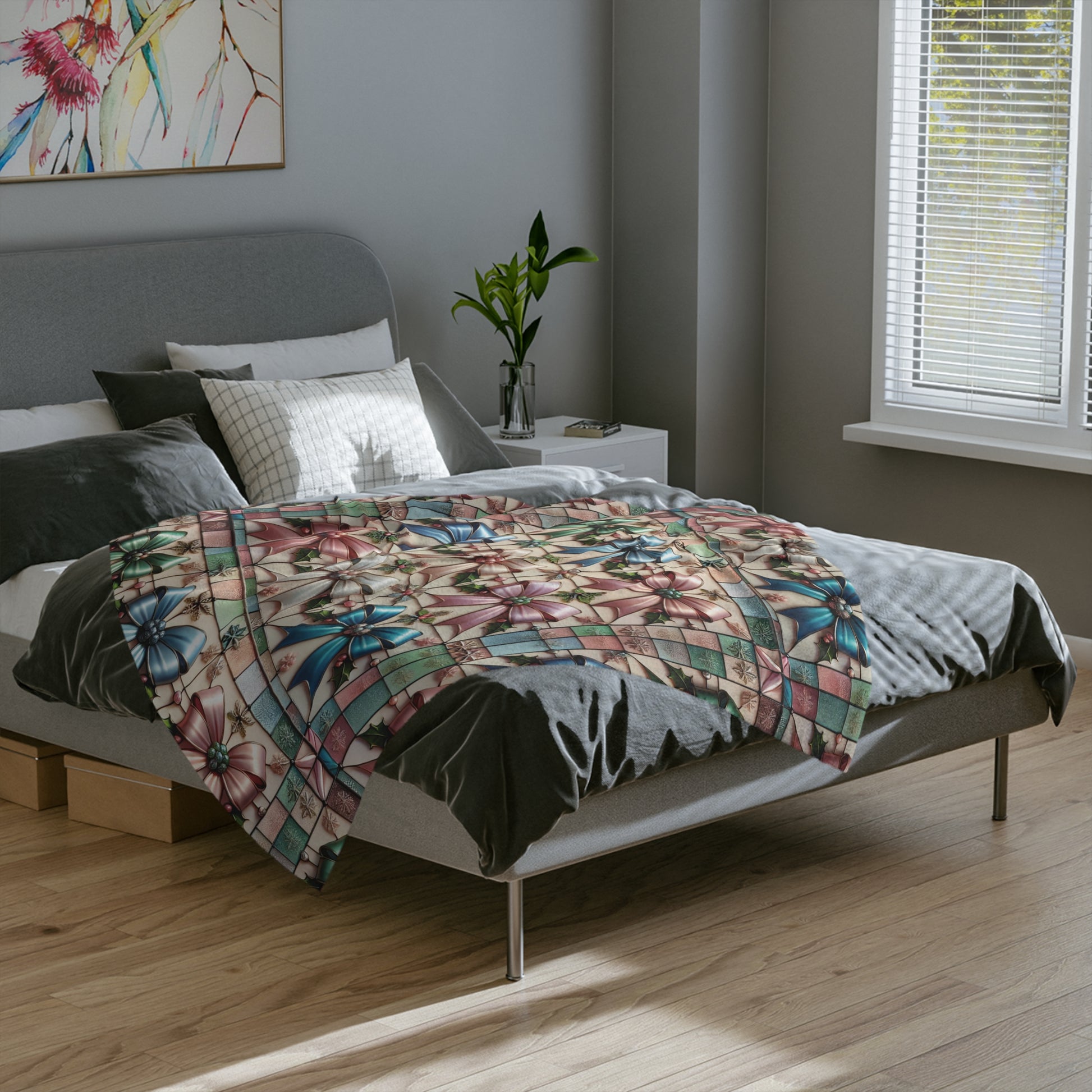 Coquette Bows Minky Cozy Blanket Throw - Ultra Soft & Warm Bedding, Perfect for Home, Couch, or Bed | Best Gift for All Seasons Plush Microfiber for Maximum Comfort Blanket, Perfect for Snuggling Decor, Housewarming Gift Throw - MRSBYVALLE