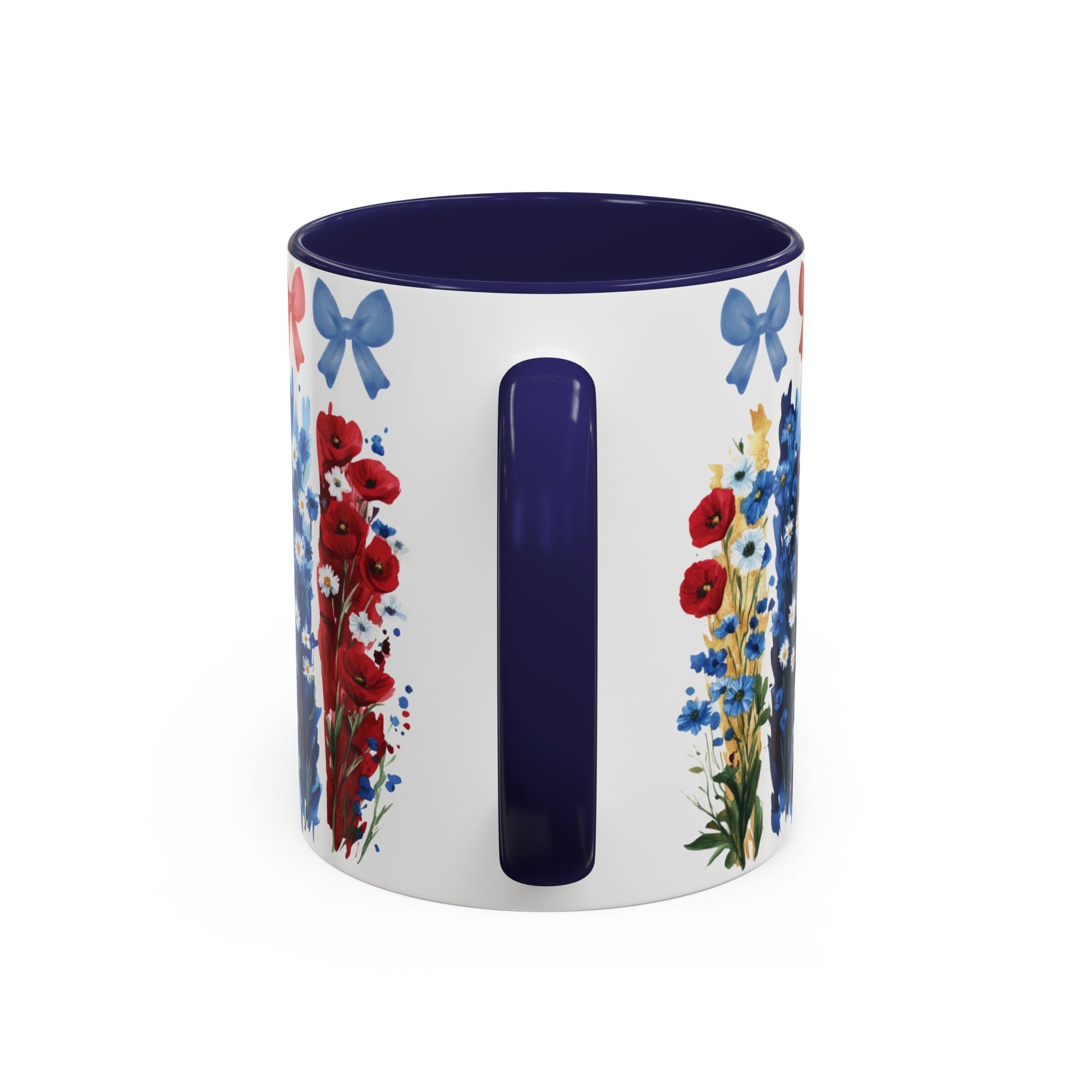 Brushstroke floral With Bows| Christian Mug with Bible Verse | Inspirational Gift for Christians | 11oz and 15oz Ceramic Coffee Mug Cozy Spring Mornings